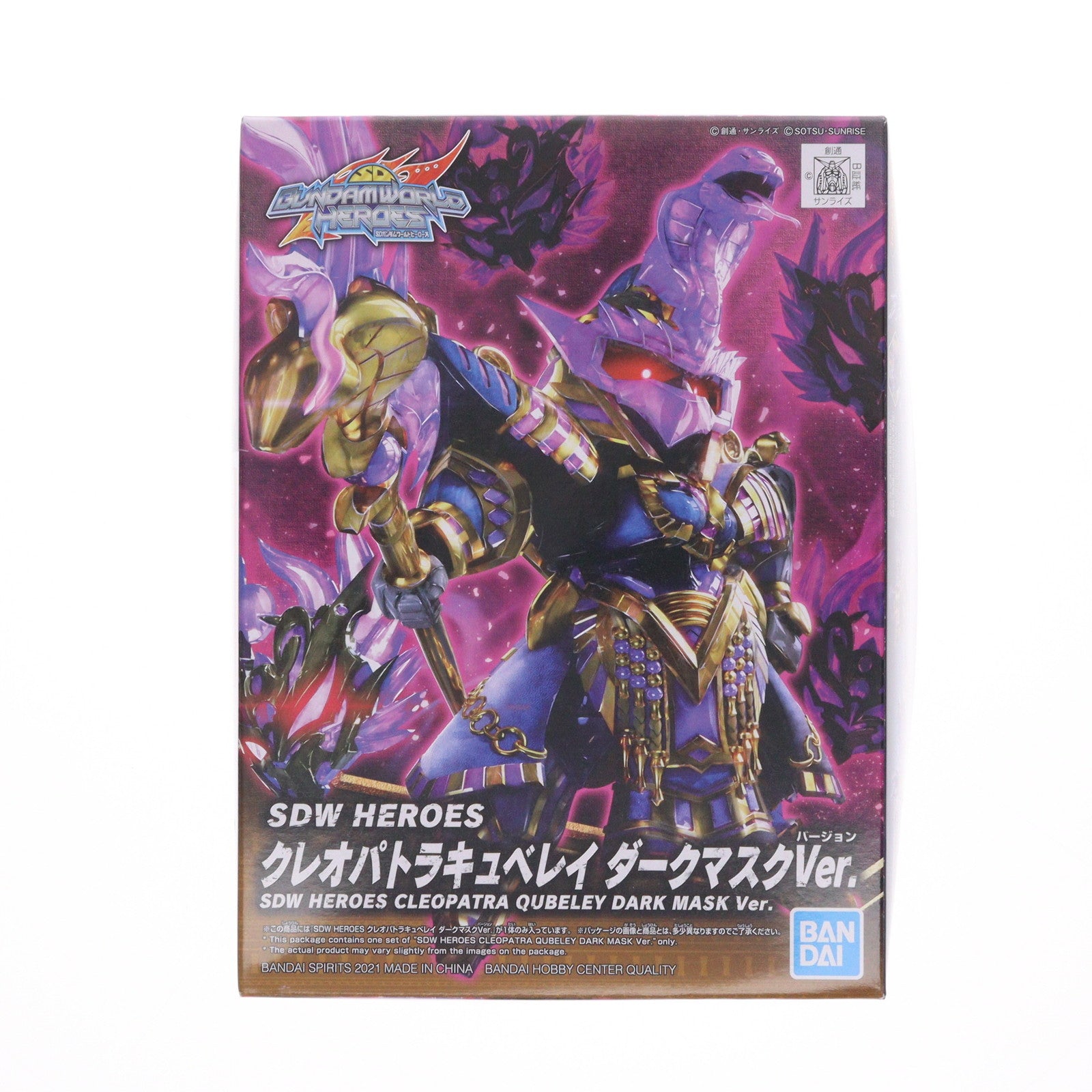 【中古即納】[PTM] (再販) クレオパトラキュベレイ ダークマスクVer. SDガンダムワールド ヒーローズ プラモデル(5062012) バンダイスピリッツ(20211211)