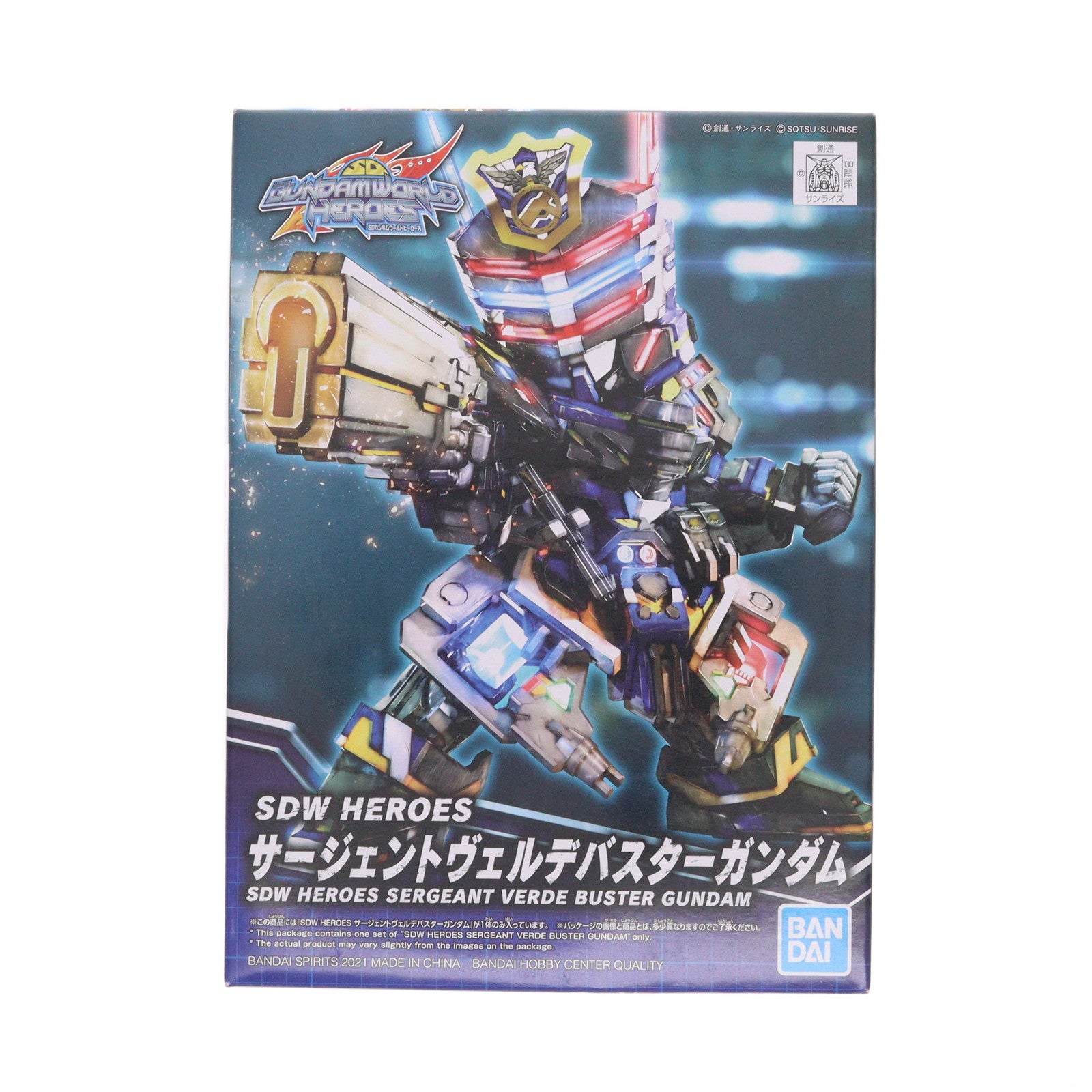 【中古即納】[PTM] BB戦士 サージェントヴェルデバスターガンダム SDガンダムワールド ヒーローズ プラモデル(5061550) バンダイスピリッツ(20210416)