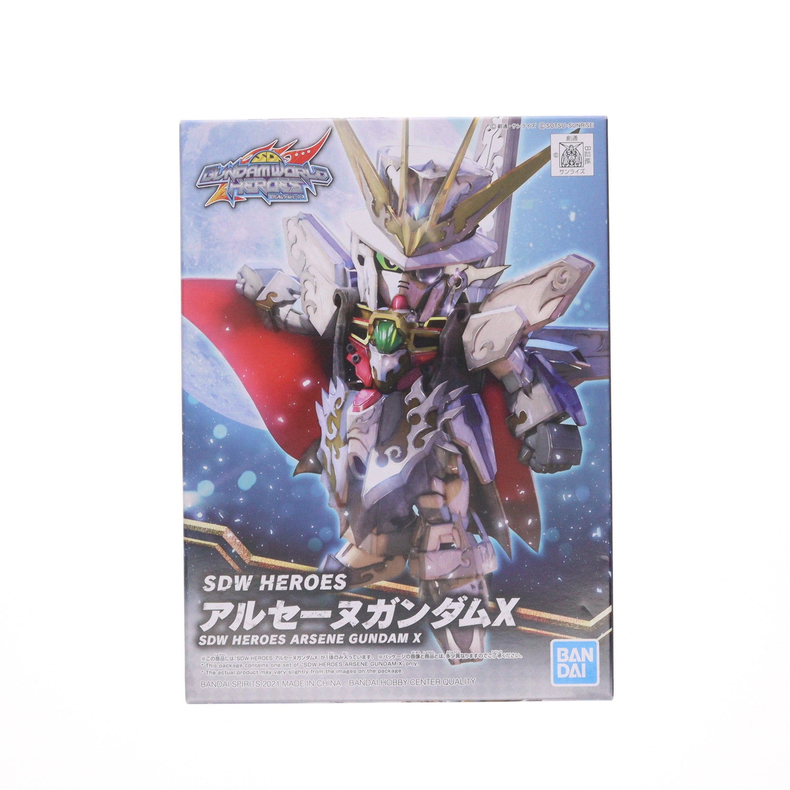 【中古即納】[PTM] アルセーヌガンダムX SDガンダムワールド ヒーローズ プラモデル(2568793) バンダイスピリッツ(20211016)
