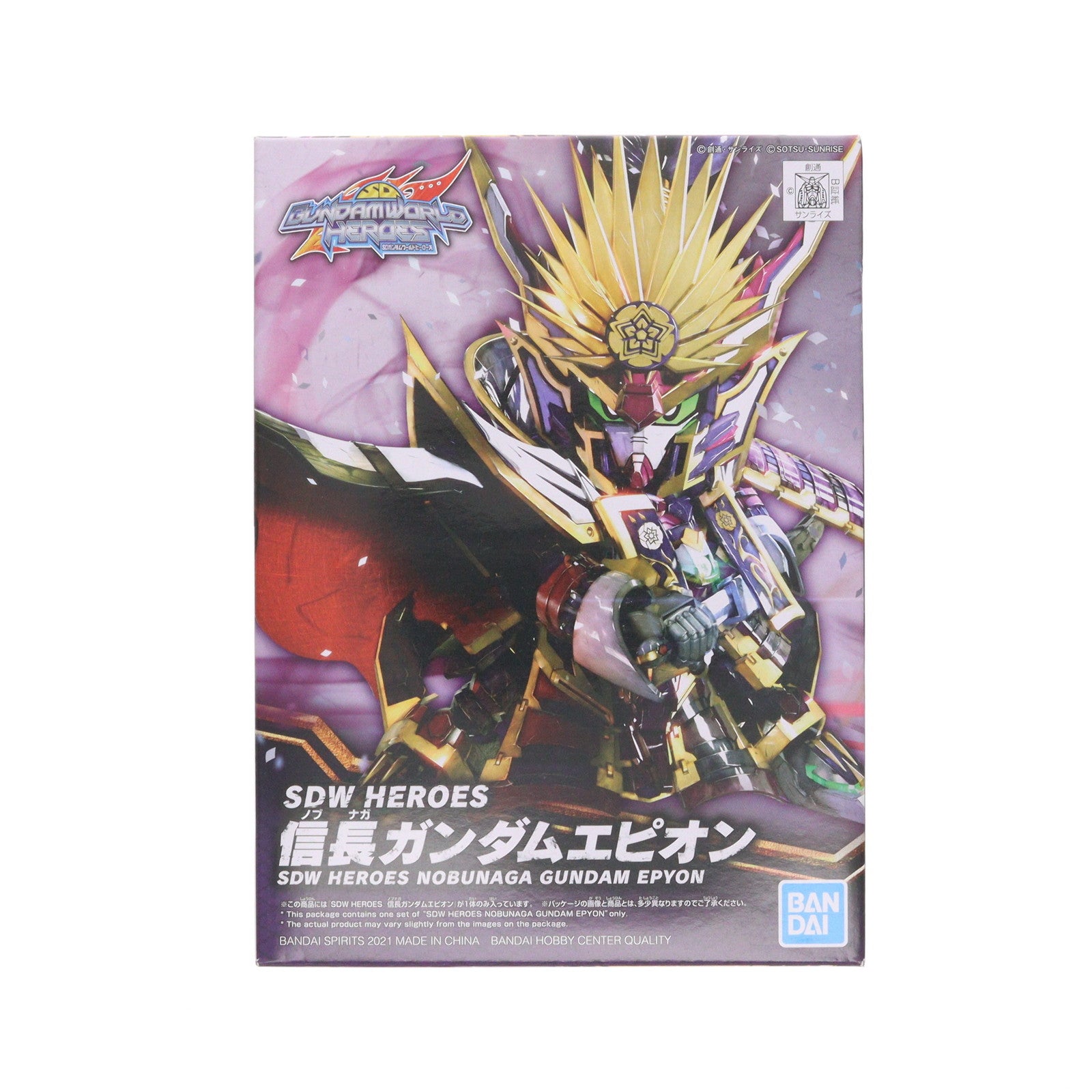 【中古即納】[PTM] SDW HEROES 信長ガンダムエピオン SDガンダムワールド ヒーローズ プラモデル(5061549) バンダイスピリッツ(20240424)