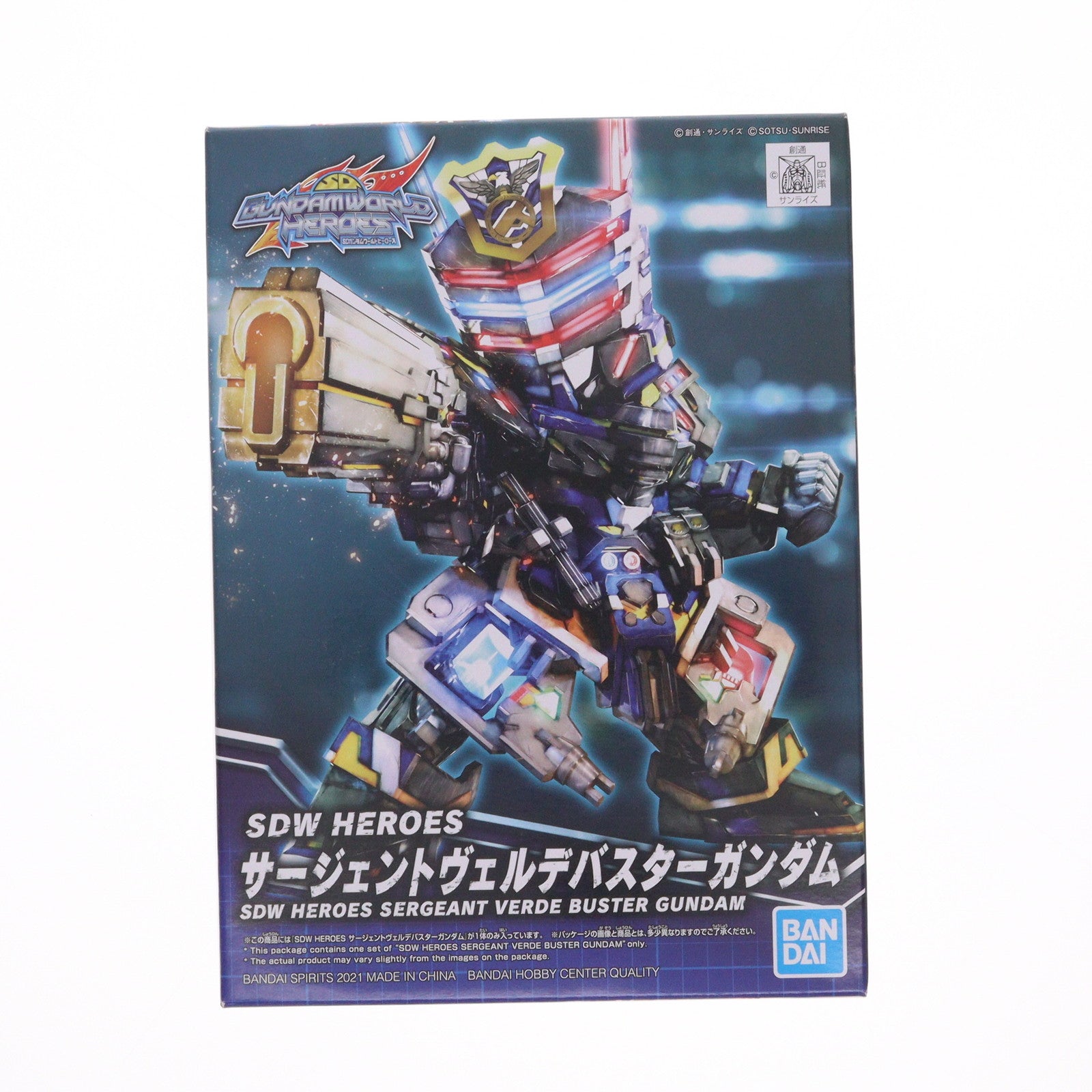 【中古即納】[PTM] BB戦士 サージェントヴェルデバスターガンダム SDガンダムワールド ヒーローズ プラモデル(5061550) バンダイスピリッツ(20210416)