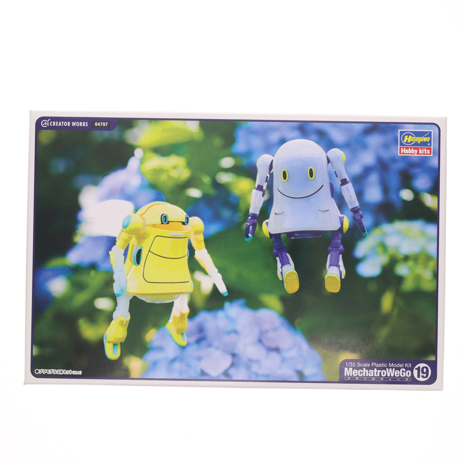 【中古即納】[PTM] クリエイターワークスシリーズ メカトロウィーゴ No.19 1/35 ごーすと 『しーするー&ぽんちょ』 プラモデル(64797) ハセガワ(20220826)