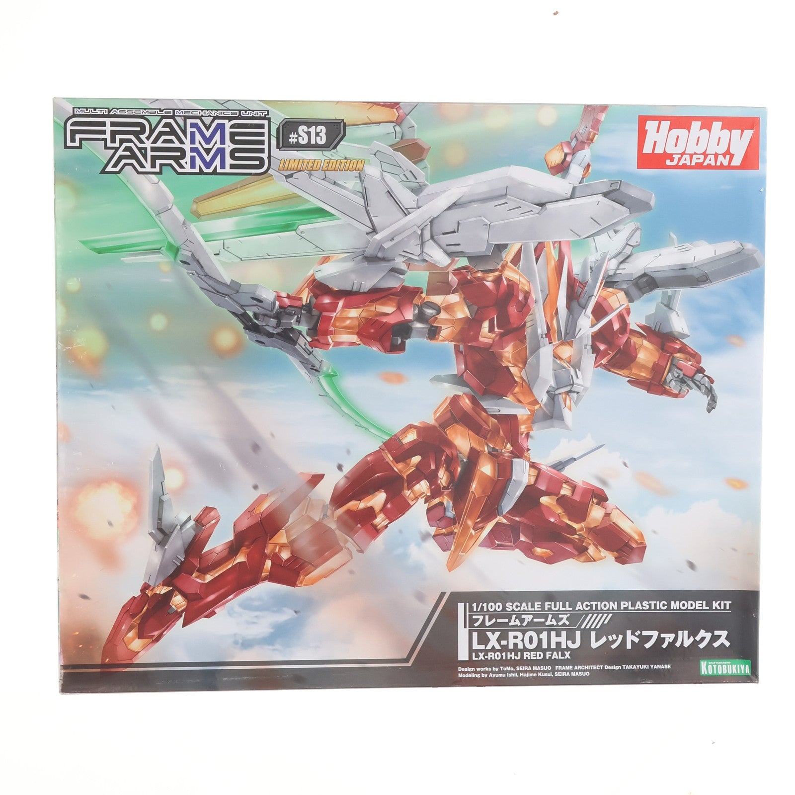 【中古即納】[PTM] フレームアームズ 1/100 LX-R01HJ レッドファルクス プラモデル(LA280) ホビージャパン(20190331)