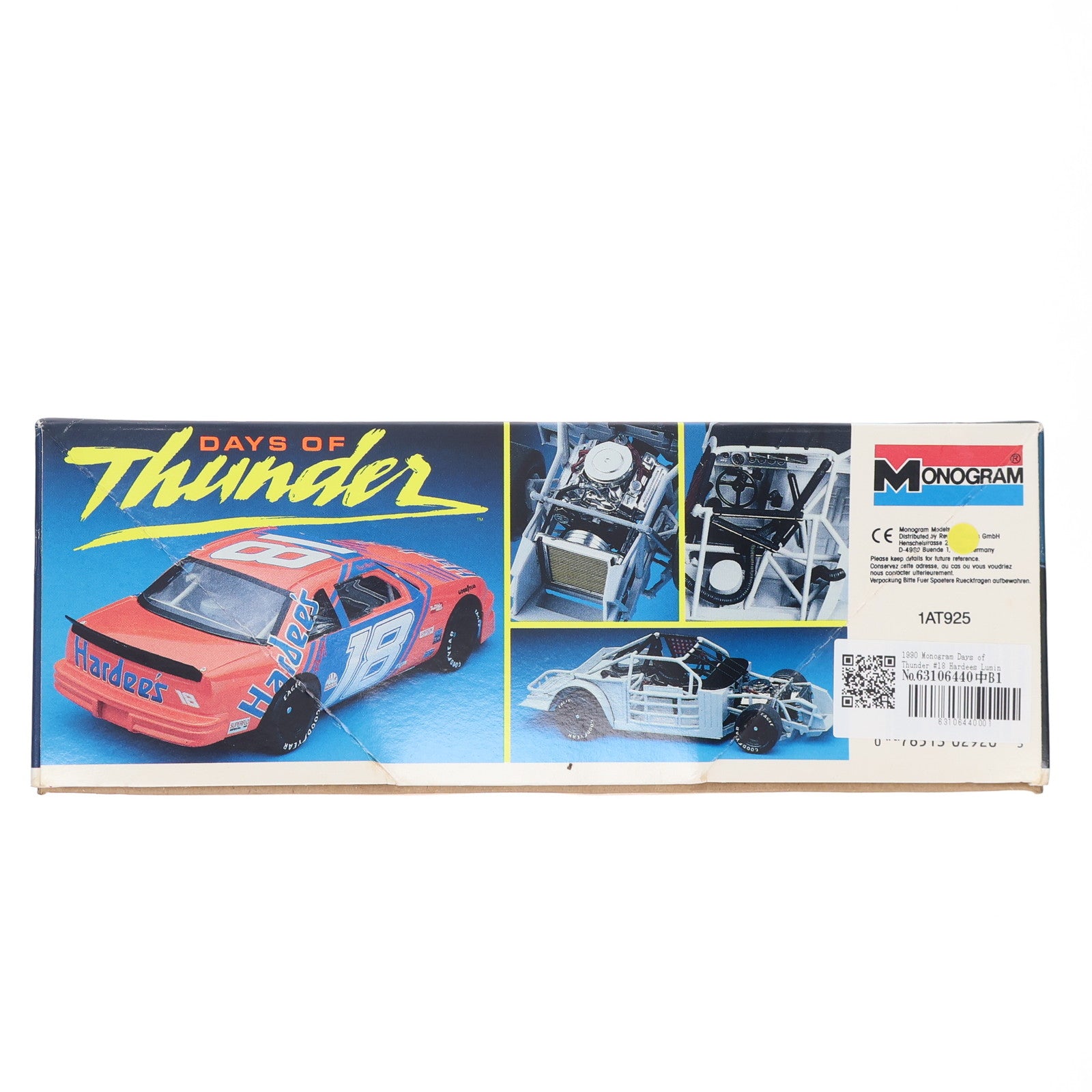 【中古即納】[PTM] Days of Thunder(デイズ・オブ・サンダー) 1/24 #18 Hardees Lumina Stock Car(ハーディーズ ルミナ ストックカー) プラモデル(2920) MONOGRAM(モノグラム)(19901231)