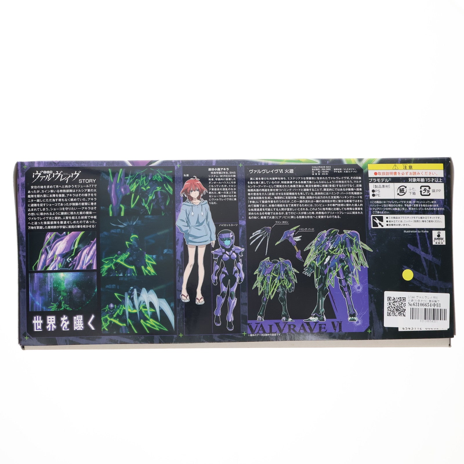 【中古即納】[PTM] 1/144 ヴァルヴレイヴVI 火遊(ひあそび) 革命機ヴァルヴレイヴ プラモデル(01862327) バンダイ(20131121)