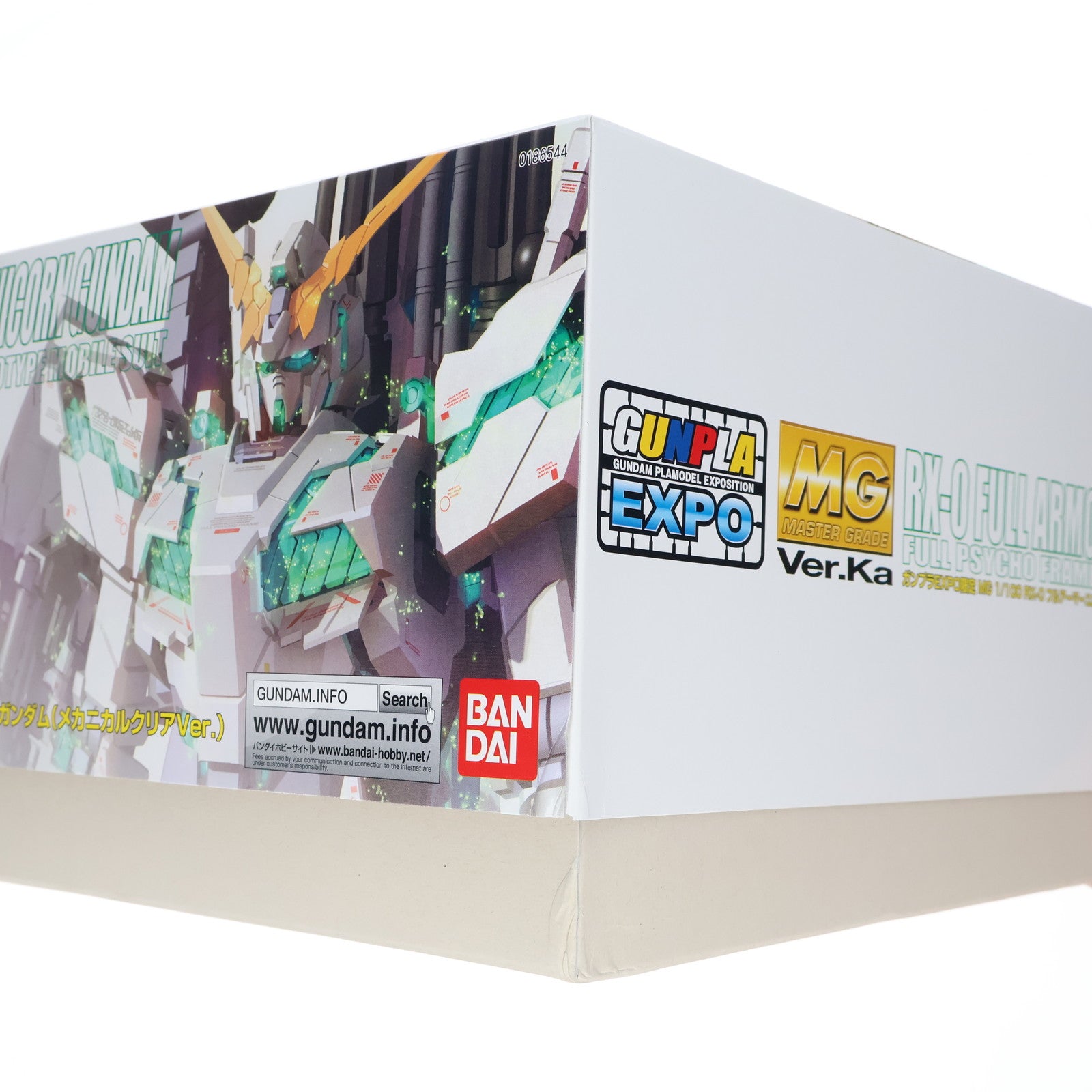 【中古即納】[PTM] MG 1/100 RX-0 フルアーマーユニコーンガンダムVer.Ka(メカニカルクリアVer.) 機動戦士ガンダムUC(ユニコーン) プラモデル(0186544) ガンプラEXPO WORLD TOUR JAPAN 2013限定 バンダイ(20131121)
