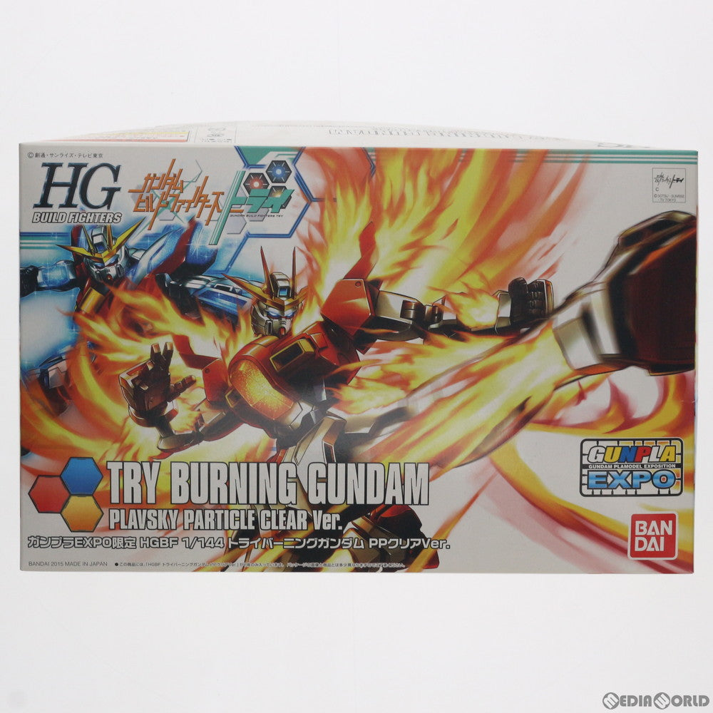 【中古即納】[PTM] ガンプラEXPO限定 HGBF 1/144 トライバーニングガンダム PPクリアVer. ガンダムビルドファイターズトライ プラモデル(0196734) バンダイ(20150227)
