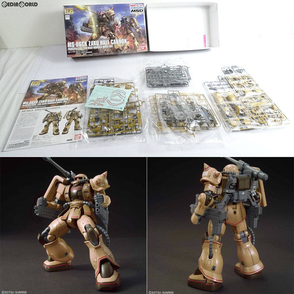 【中古即納】[PTM] HG 1/144 MS-06JK ザク・ハーフキャノン 機動戦士ガンダム THE ORIGIN(ジ・オリジン) MSD プラモデル バンダイ(20180130)