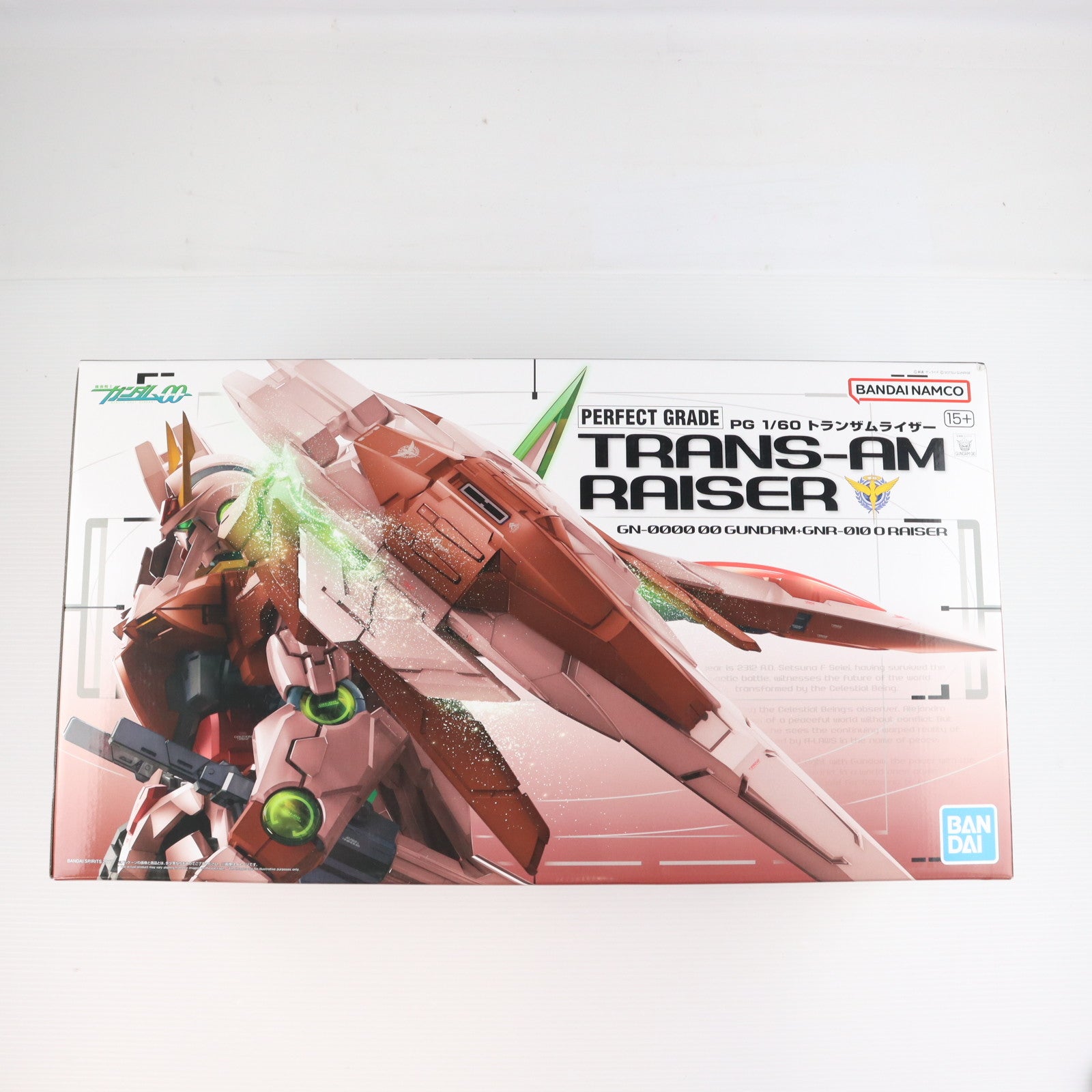 【中古即納】[PTM] プレミアムバンダイ限定 PG 1/60 GN-0000+GNR-010 トランザムライザー 機動戦士ガンダム00(ダブルオー) プラモデル(5063567) バンダイスピリッツ(20251017)