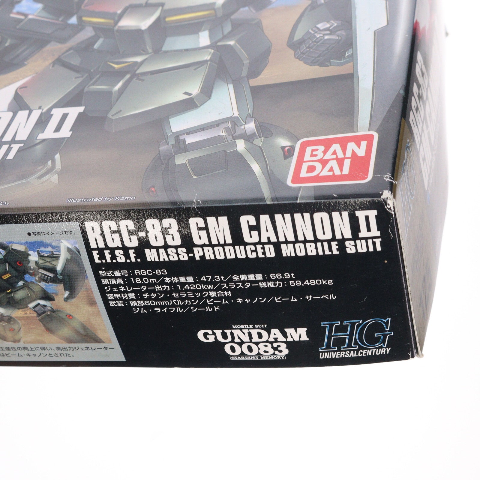 【中古即納】[PTM] HGUC 1/144 ジム・キャノンII 機動戦士ガンダム0083 STARDUST MEMORY(スターダストメモリー) プラモデル(0170384) バンダイ(20180821)