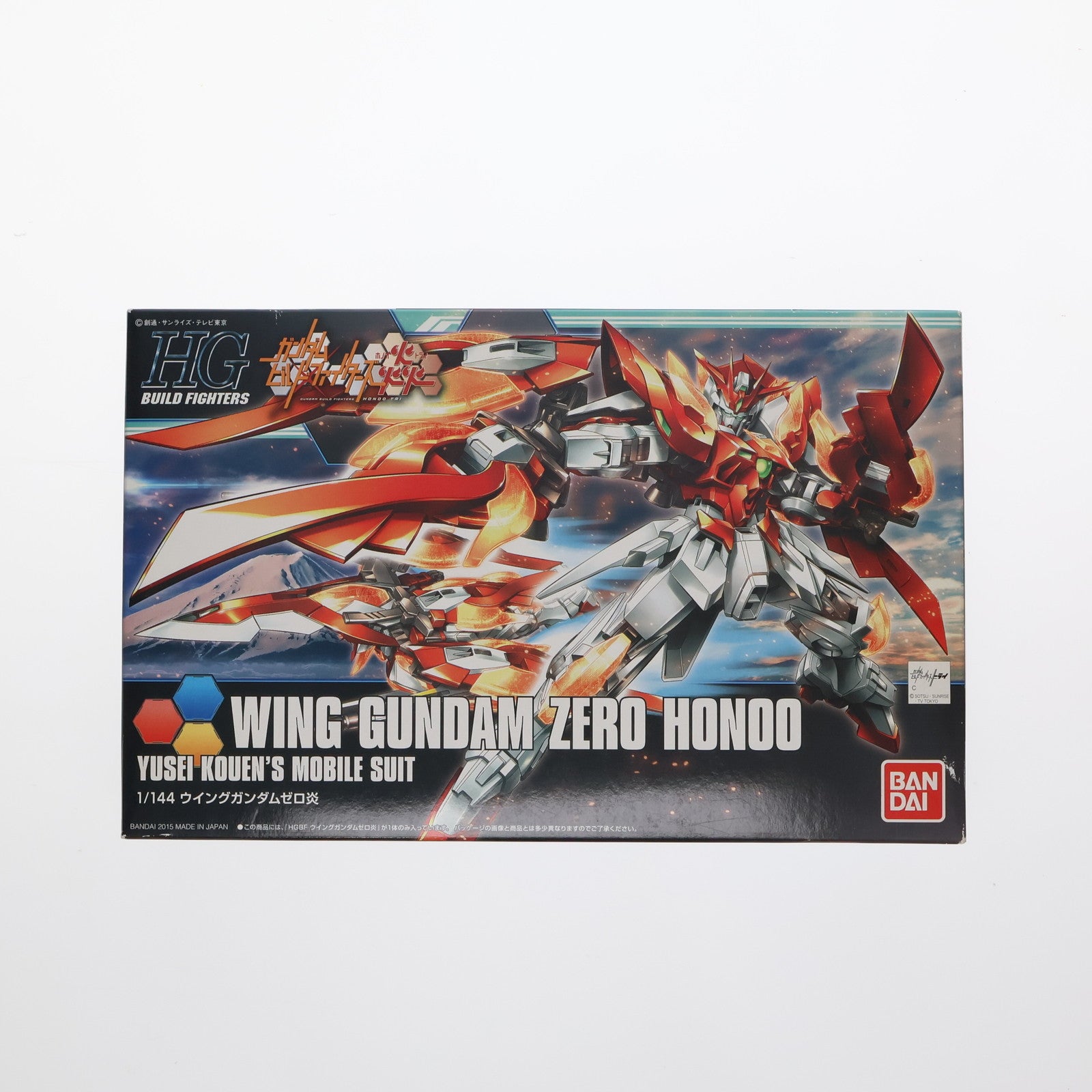 【中古即納】[PTM] HGBF 1/144 ウイングガンダムゼロ炎 ガンダムビルドファイターズ炎トライ プラモデル バンダイ(20150331)