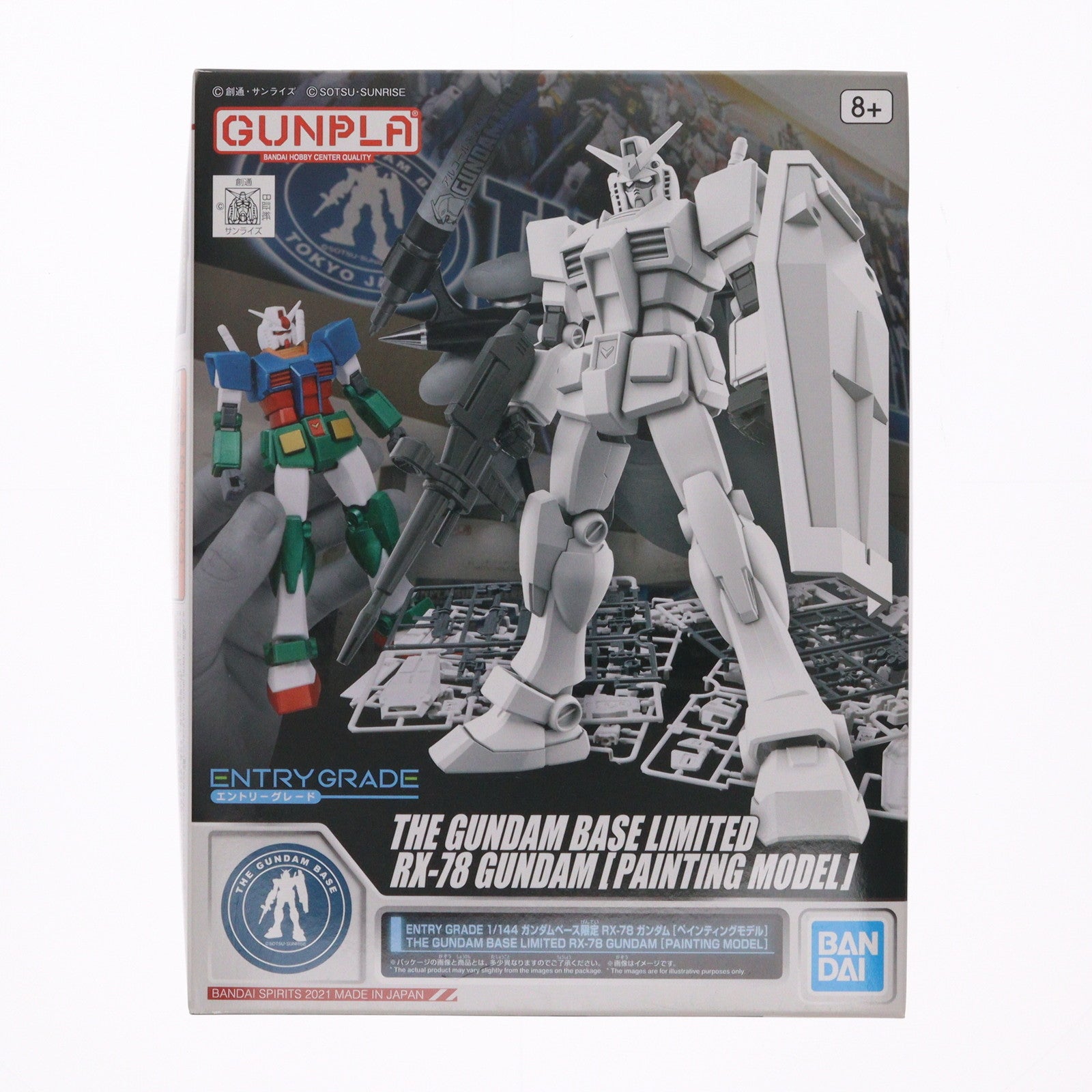 【中古即納】[PTM] ガンダムベース限定 ENTRY GRADE 1/144 RX-78-2 ガンダム(ペインティングモデル) 機動戦士ガンダム プラモデル(5062047) バンダイスピリッツ(20210621)