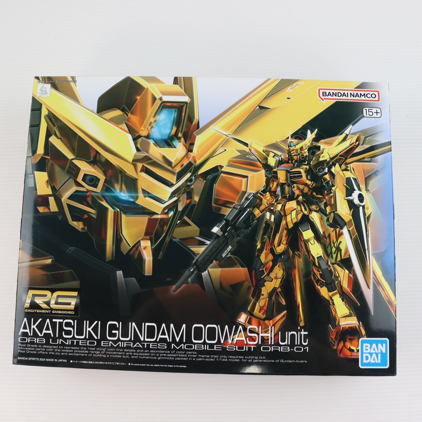 【中古即納】[PTM] RG 1/144 アカツキガンダム(オオワシ装備) 機動戦士ガンダムSEED DESTINY(シード デスティニー) プラモデル(5067396) バンダイスピリッツ(20241214)