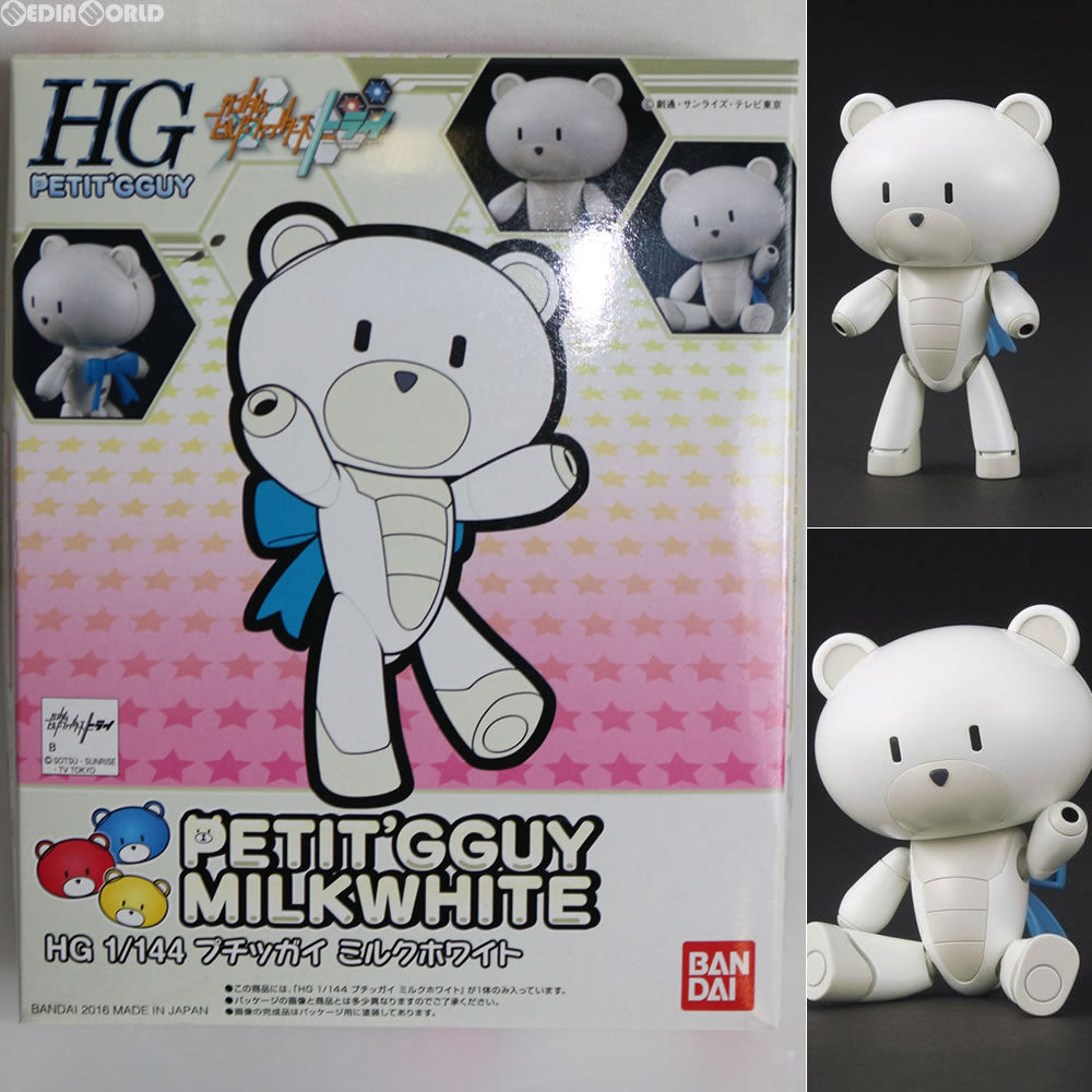 【中古即納】[PTM] HGPG 1/144 プチッガイ ミルクホワイト ガンダムビルドファイターズトライ プラモデル バンダイ(20160709)