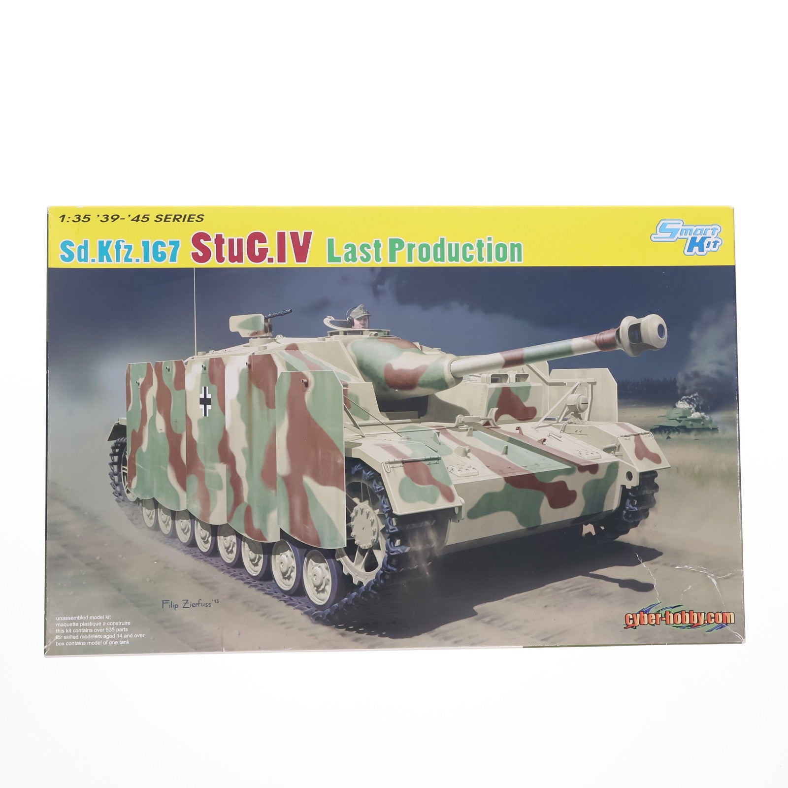 【中古即納】[PTM] '39-'45 SERIES 1/35 Sd.Kfz.167 StuG.IV Last Production(WW.II ドイツ軍 Sd.Kfz.167 IV号突撃砲最終生産型) プラモデル(6647-03) サイバーホビー(20140308)