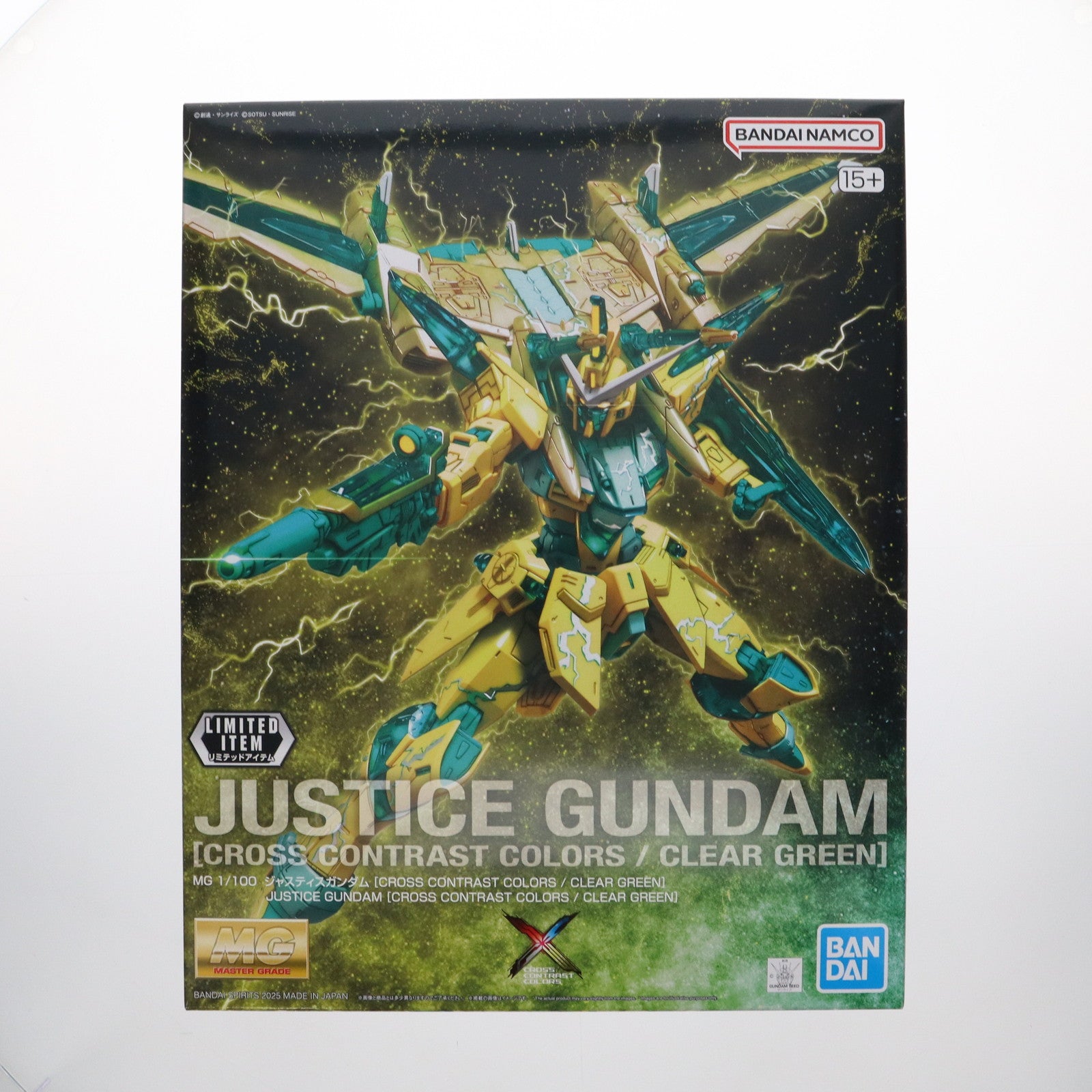 【中古即納】[PTM] イベント限定 MG 1/100 ZGMF-X09A ジャスティスガンダム(CROSS CONTRAST COLORS/CLEAR GREEN) 機動戦士ガンダムSEED(シード) プラモデル(5068400) バンダイスピリッツ(20250221)