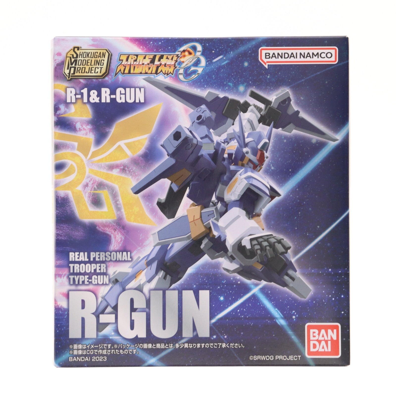 【中古即納】[PTM] (単品)(食玩) R-GUN SMP[SHOKUGAN MODELING PROJECT] R-1&R-GUN スーパーロボット大戦OG プラモデル バンダイ(20230123)