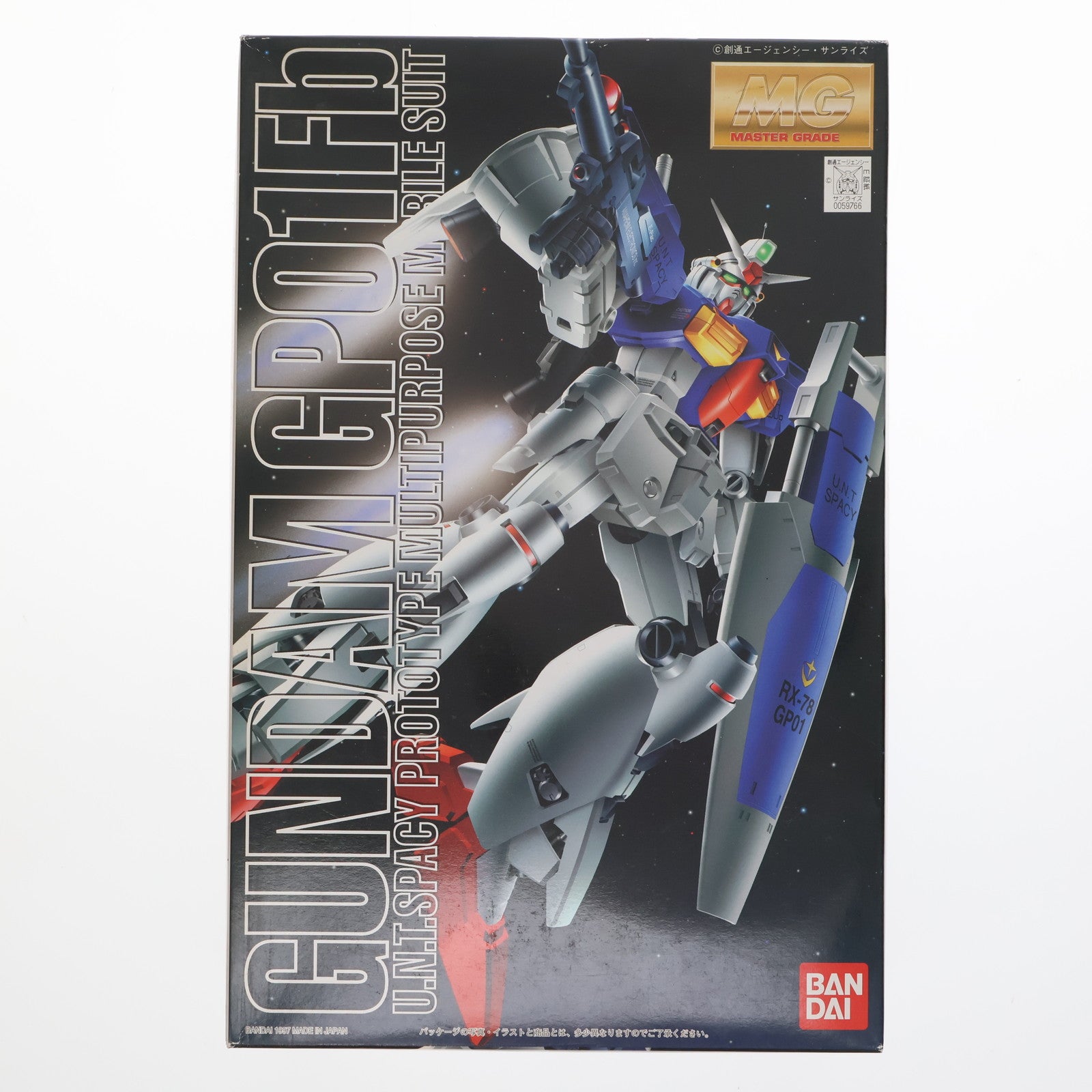 【中古即納】[PTM] MG 1/100 RX-78 GP01Fb ガンダム試作1号機 フルバーニアン 機動戦士ガンダム0083 STARDUST MEMORY(スターダストメモリー) プラモデル(0059766) バンダイ(19971219)