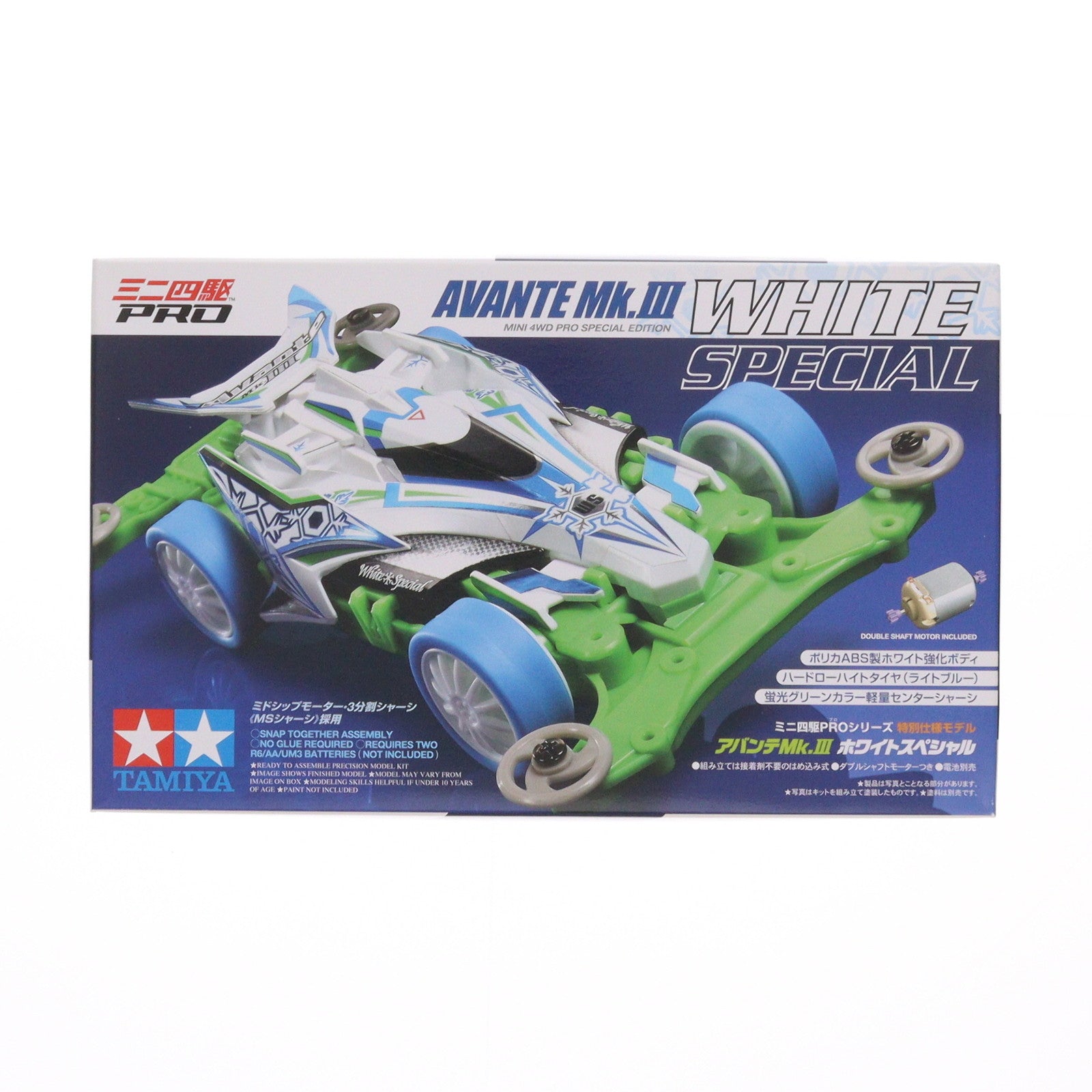 【中古即納】[PTM] ミニ四駆特別企画 1/32 アバンテMk.III ホワイトスペシャル プラモデル(95469) タミヤ(20190323)
