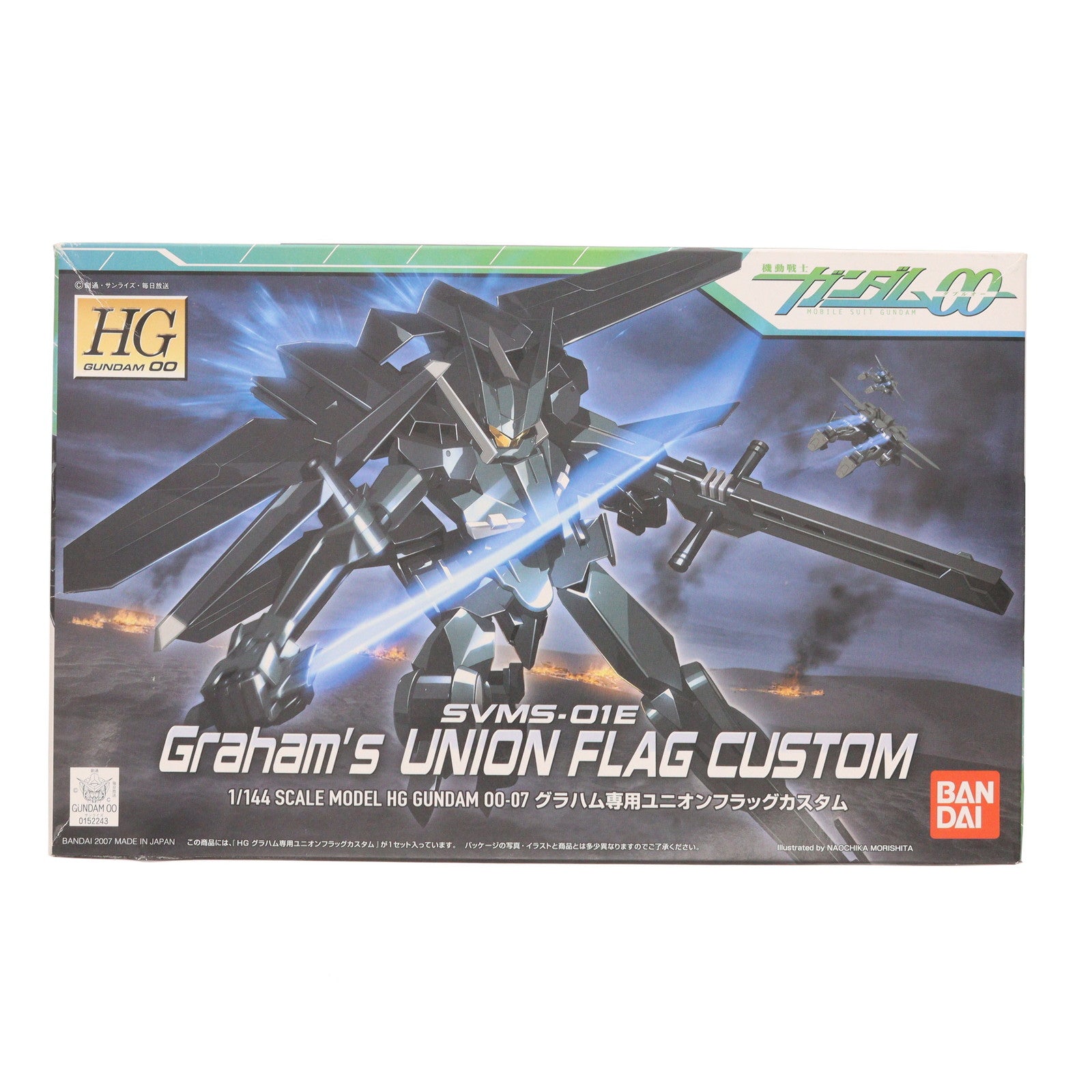 【中古即納】[PTM] HG 1/144 SVMS-01E グラハム専用ユニオンフラッグカスタム 機動戦士ガンダム00(ダブルオー) プラモデル(0152243) バンダイ(20180531)