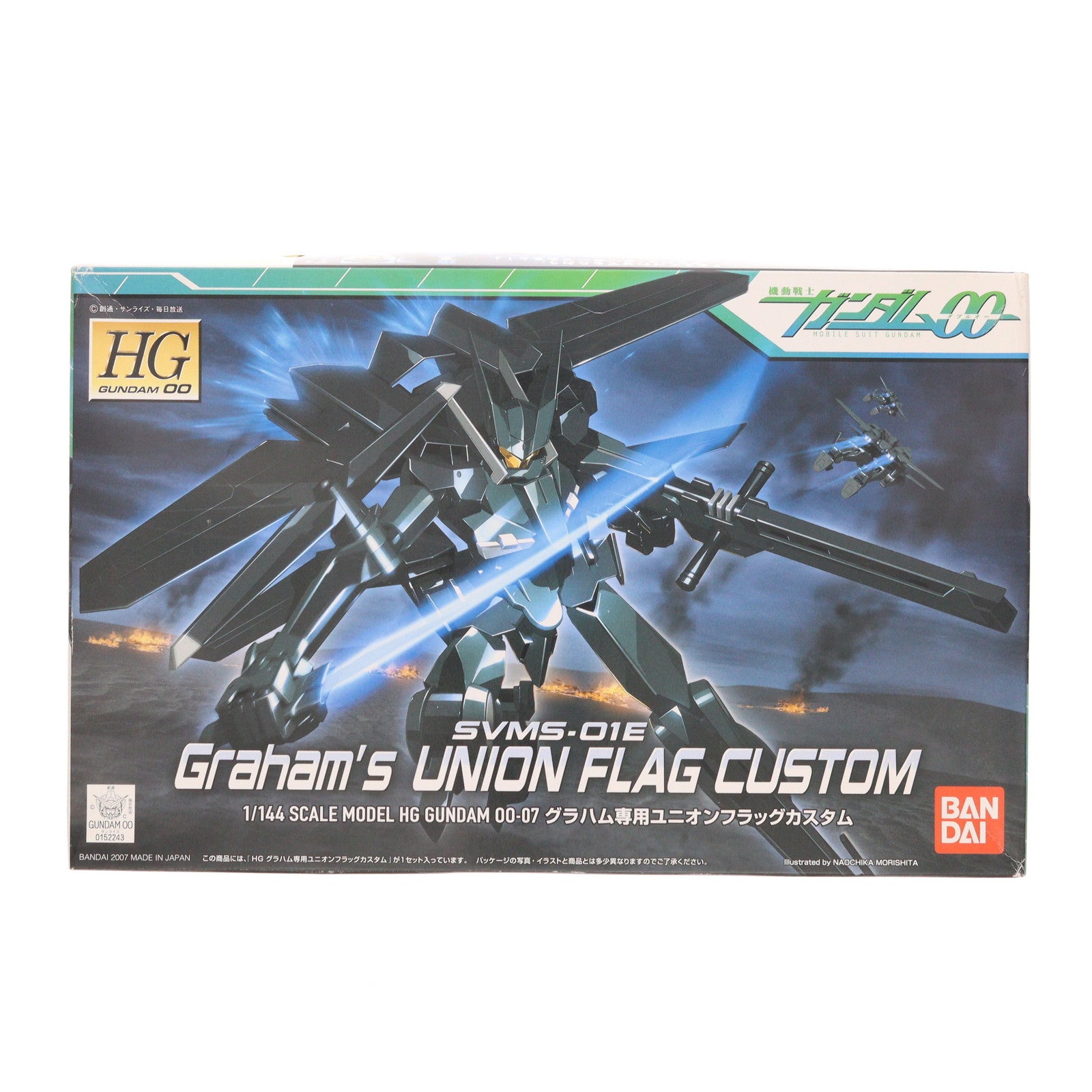 【中古即納】[PTM] HG 1/144 SVMS-01E グラハム専用ユニオンフラッグカスタム 機動戦士ガンダム00(ダブルオー) プラモデル(0152243) バンダイ(20180531)