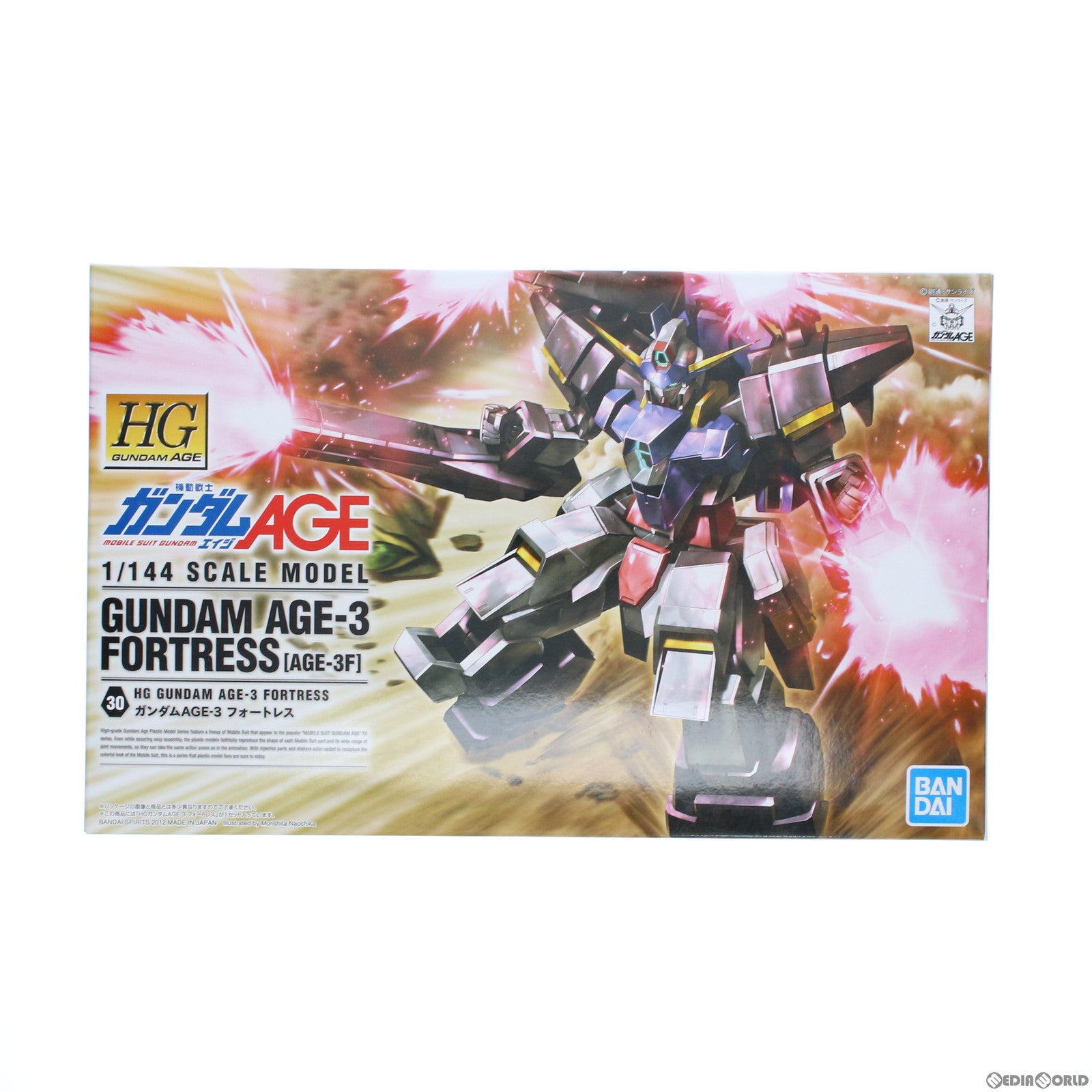 【中古即納】[PTM] HG 1/144 ガンダムAGE-3 フォートレス 機動戦士ガンダムAGE(エイジ) プラモデル(5062832) バンダイスピリッツ(20210805)