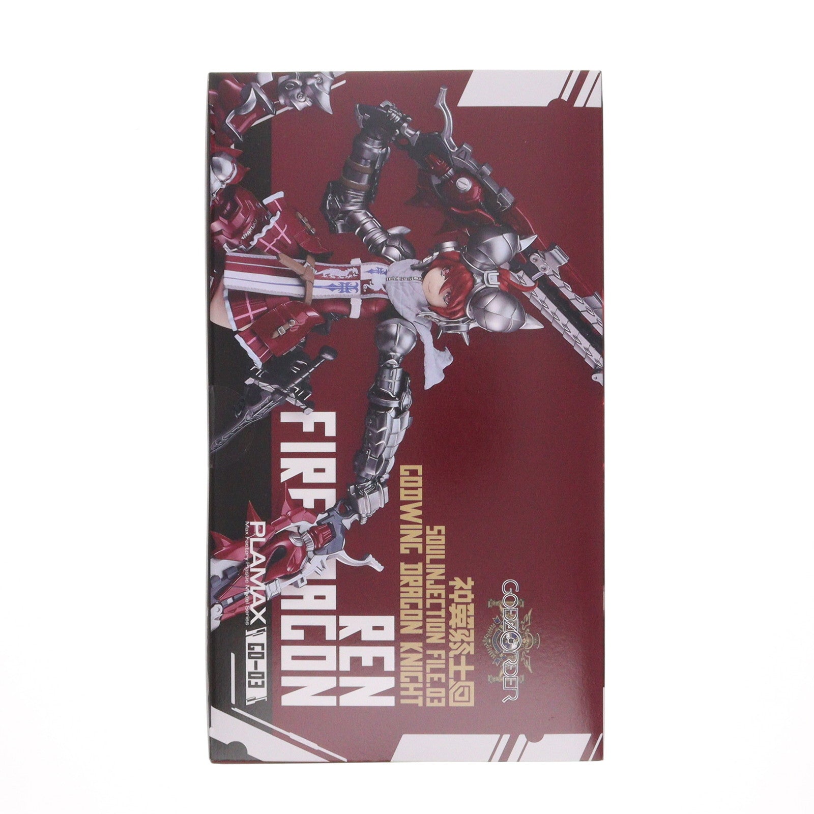 【中古即納】[PTM] PLAMAX GO-03 神翼竜騎士 レン・ファイヤードラゴン GODZ ORDER(ゴッズオーダー) プラモデル マックスファクトリー(20241023)