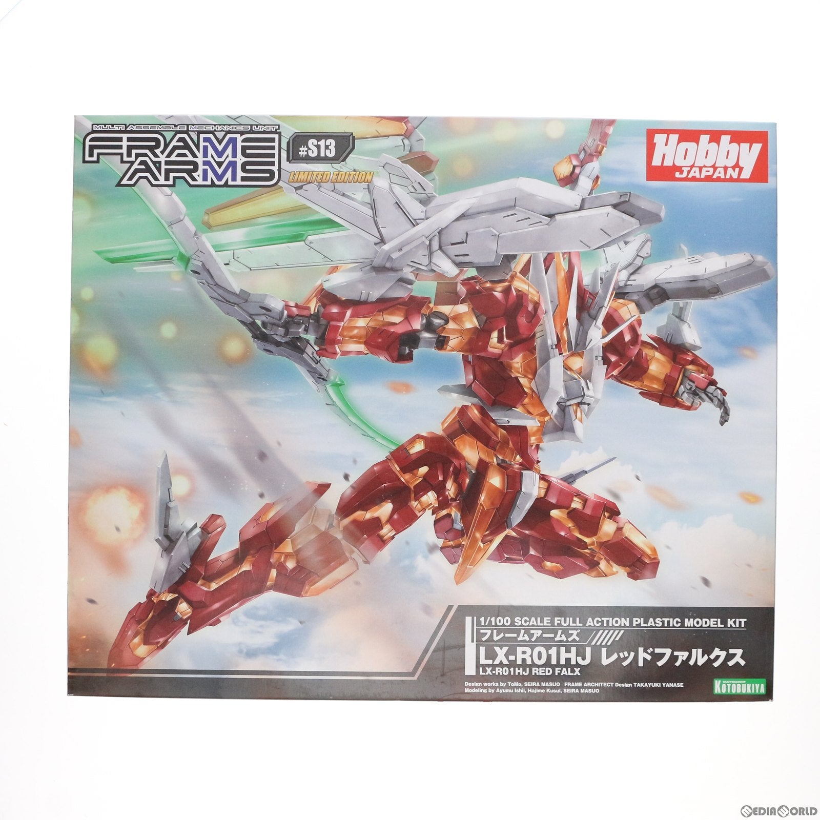 【中古即納】[PTM] フレームアームズ 1/100 LX-R01HJ レッドファルクス プラモデル(LA280) ホビージャパン(20190331)