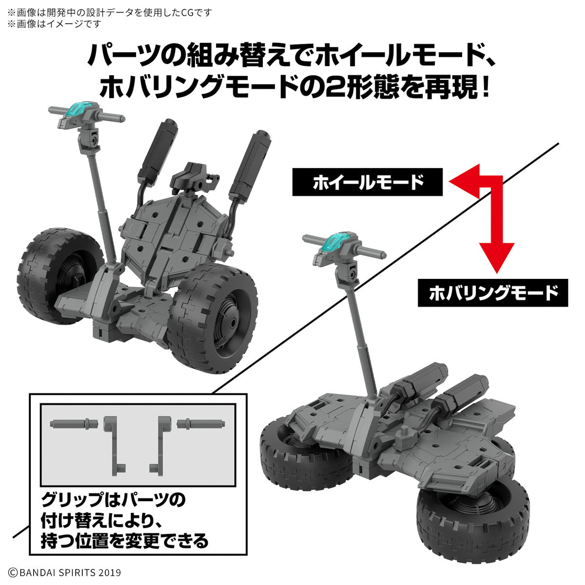 【中古即納】[PTM] 30MM 1/144 エグザビークル(ホイールモービルVer.) 30 MINUTES MISSIONS(サーティミニッツミッションズ) プラモデル(5068361) バンダイスピリッツ(20250315)