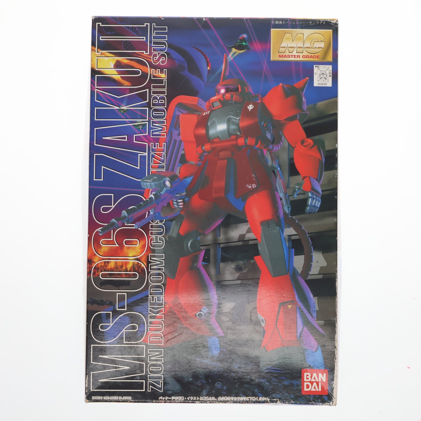 【中古即納】[PTM] MG 1/100 MS-06S シャア・アズナブル専用 ザクII 機動戦士ガンダム プラモデル(0048290) バンダイ(20170802)