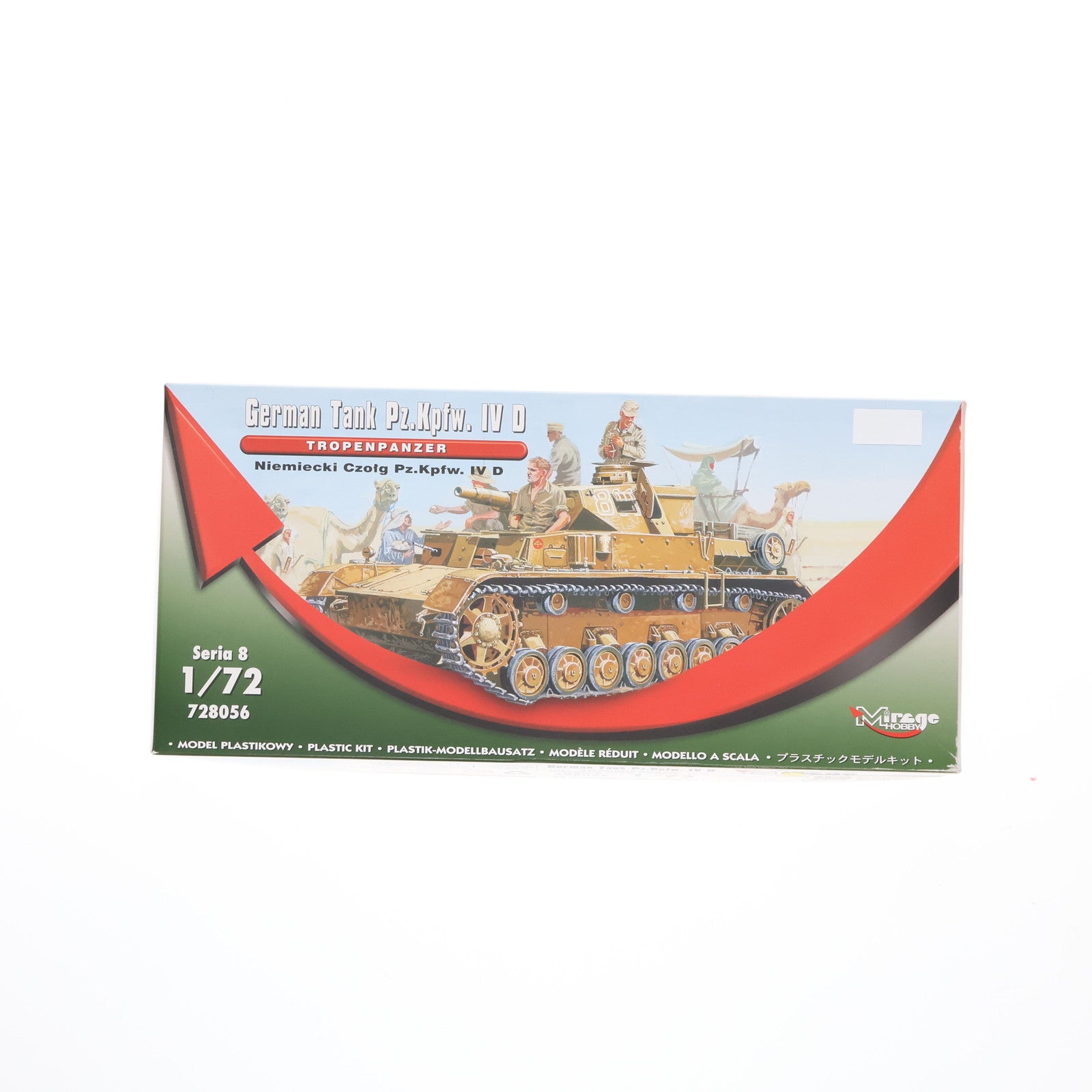 【中古即納】[PTM] 1/72 IV号戦車D型 熱帯仕様 プラモデル(MIR728056) Mirage HOBBY(ミラージュ・ホビー)(20090731)