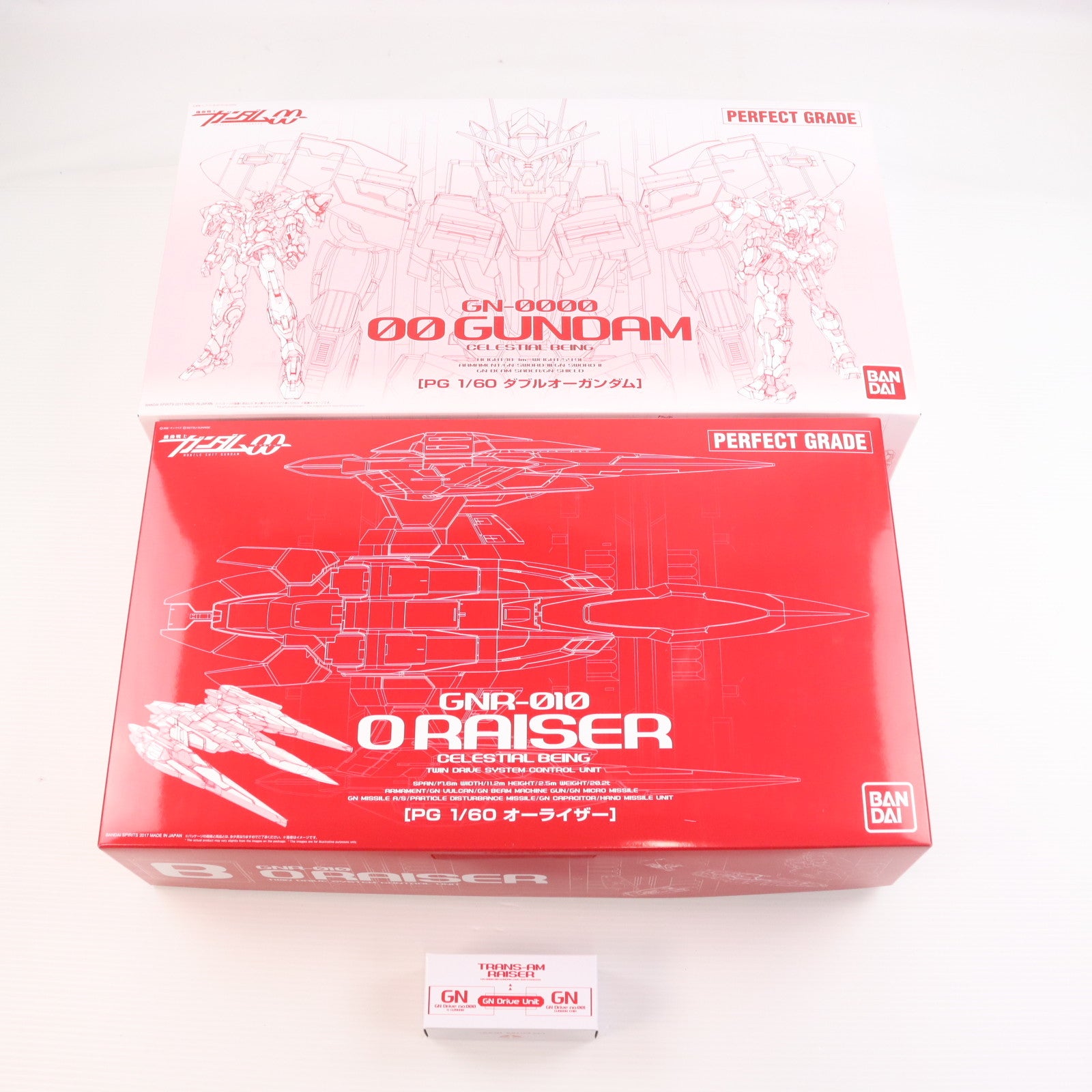 【中古即納】[PTM] プレミアムバンダイ限定 PG 1/60 GN-0000+GNR-010 トランザムライザー 機動戦士ガンダム00(ダブルオー) プラモデル(5063567) バンダイスピリッツ(20251017)