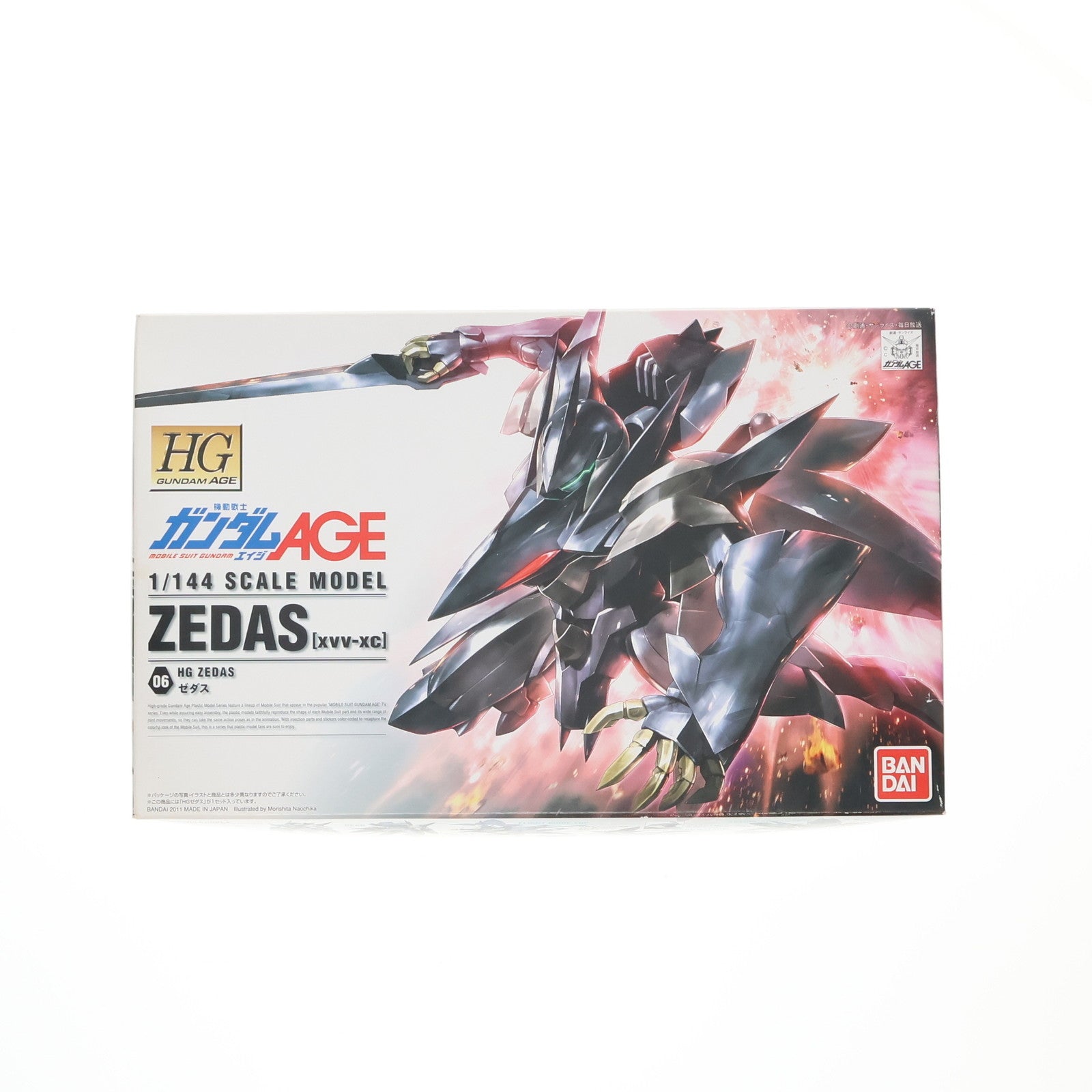 【中古即納】[PTM] HG 1/144 xvv-xc ゼダス 機動戦士ガンダムAGE(エイジ) プラモデル(0171624) バンダイ(20111126)