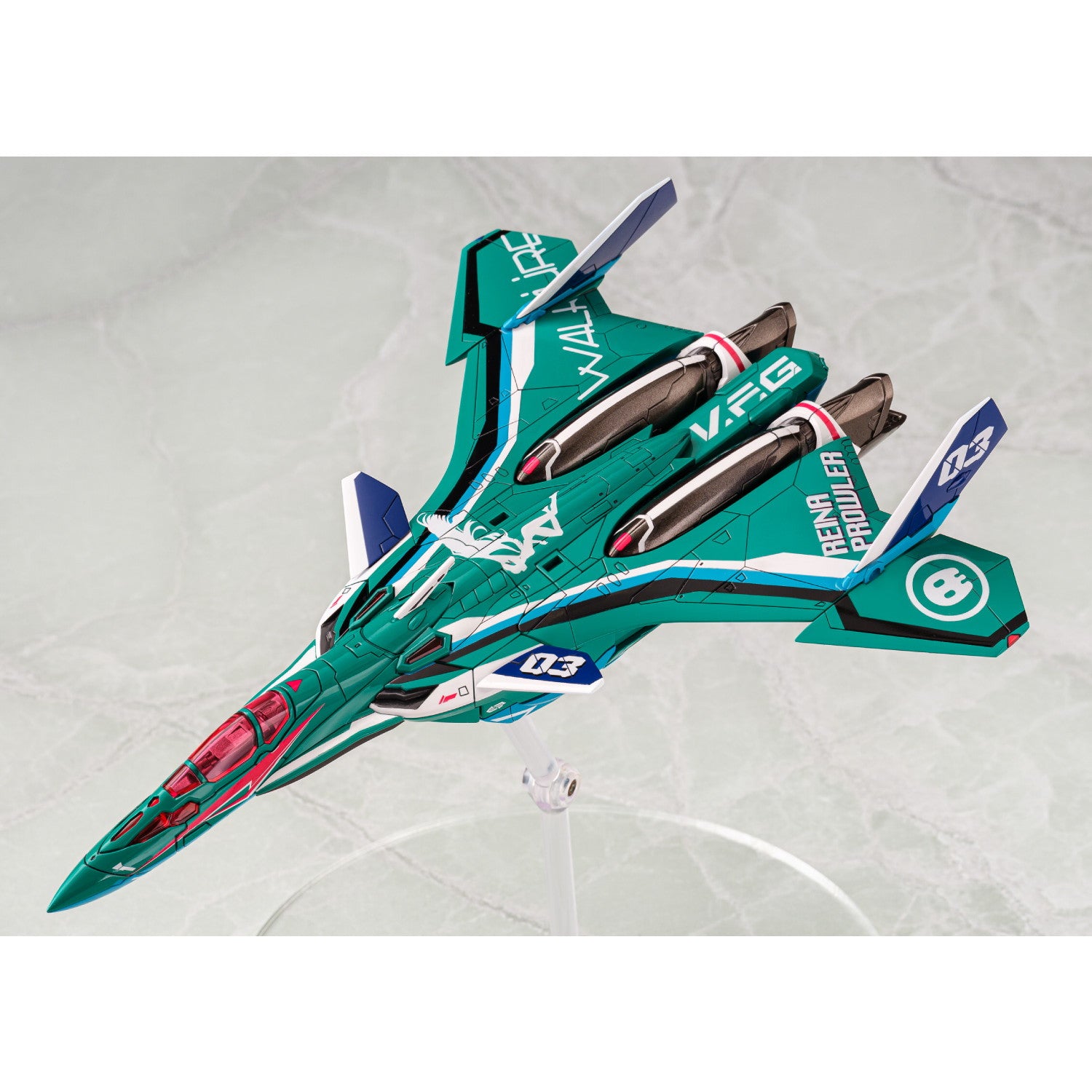 【中古即納】[PTM] V.F.G. MC-15 VF-31A カイロス レイナ・プラウラー マクロスΔ(デルタ) プラモデル(065266) アオシマ(20241023)