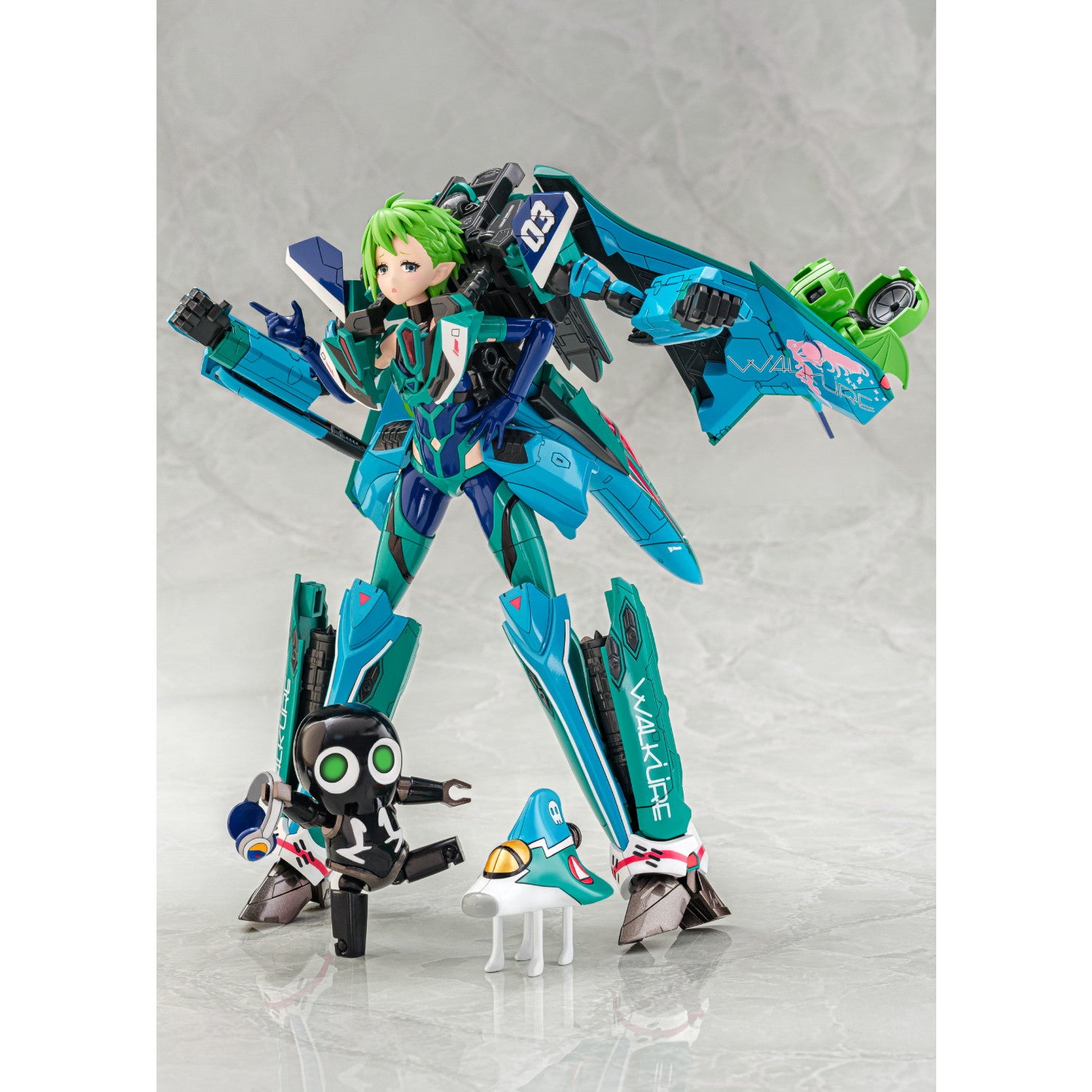 【中古即納】[PTM] V.F.G. MC-15 VF-31A カイロス レイナ・プラウラー マクロスΔ(デルタ) プラモデル(065266) アオシマ(20241023)