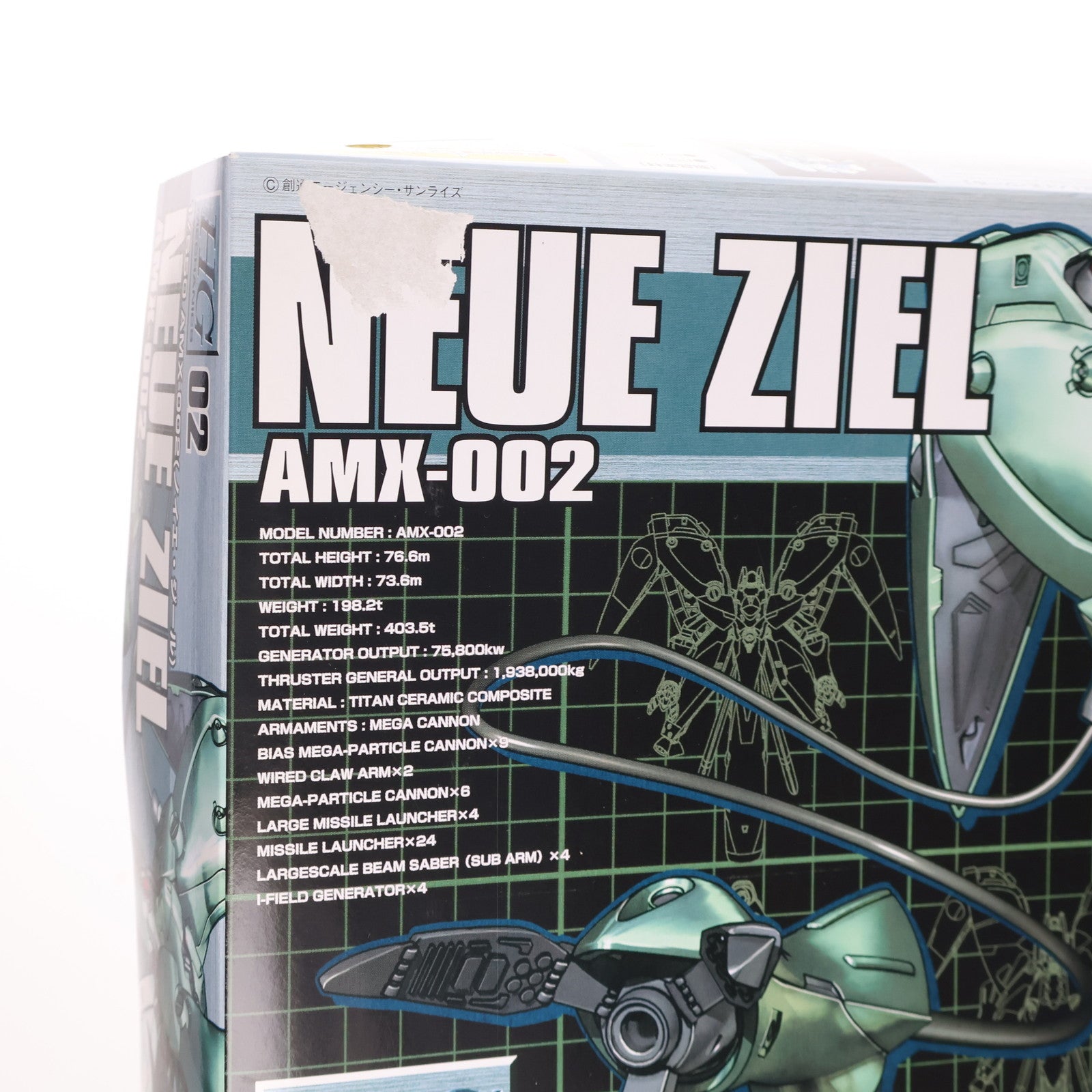 【中古即納】[PTM] HGM 1/550 AMX-002 ノイエ・ジール 機動戦士ガンダム0083 STARDUST MEMORY(スターダストメモリー) プラモデル(0107719) バンダイ(20100320)