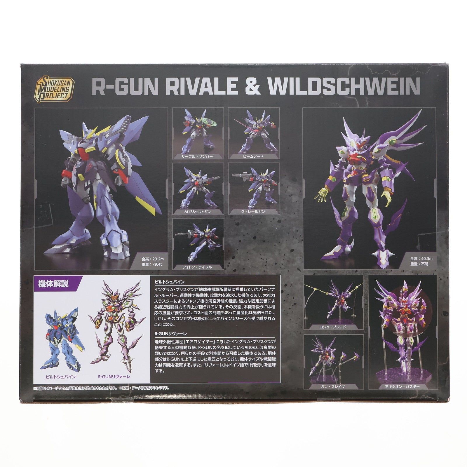 【中古即納】[PTM] (食玩) SMP[SHOKUGAN MODELING PROJECT] スーパーロボット大戦OG R-GUNリヴァーレ&ビルトシュバイン プラモデル プレミアムバンダイ限定 バンダイ(20250531)