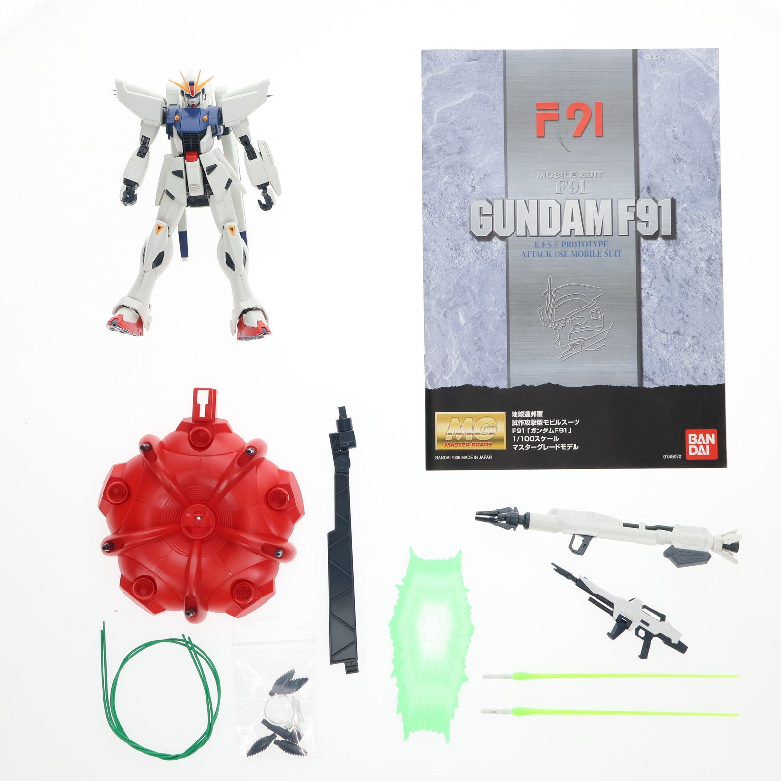 【中古即納】[PTM] MG 1/100 F91 ガンダムF91 機動戦士ガンダムF91 プラモデル(0145070) バンダイ(20131025)