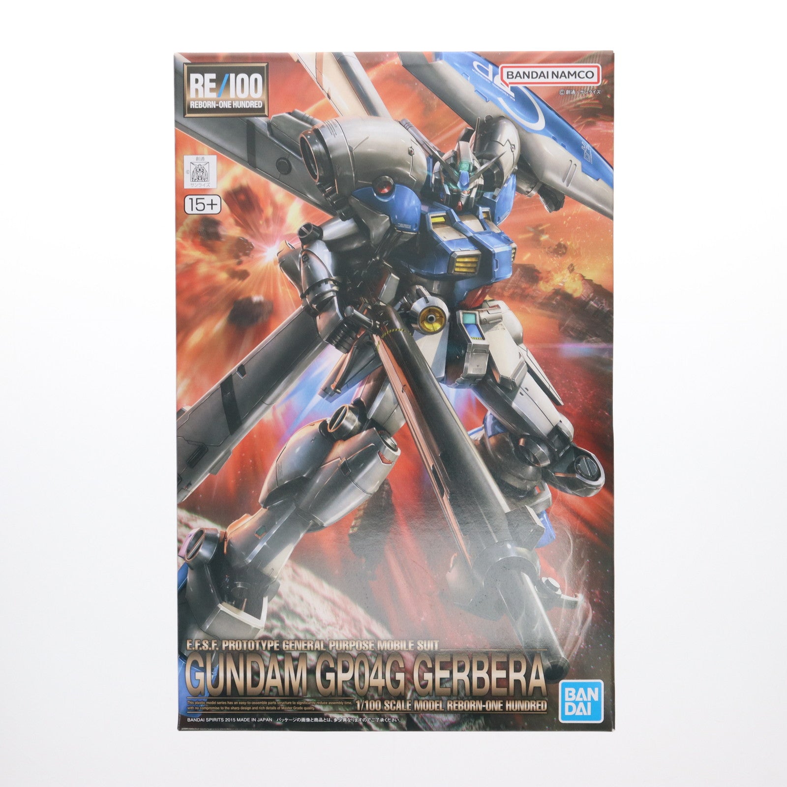 【中古即納】[PTM] RE/100 1/100 ガンダム試作4号機 ガーベラ 機動戦士ガンダム0083 STARDUST MEMORY(スターダストメモリー) プラモデル(5066733) バンダイスピリッツ(20240520)
