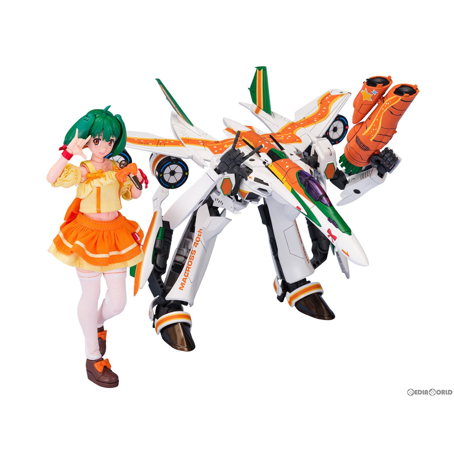 【中古即納】[PTM] ACKS MC-10 V.F.G. VF-25F メサイア ランカ・リー マクロス40thアニバーサリー マクロスF(フロンティア) プラモデル アオシマ(20230621)