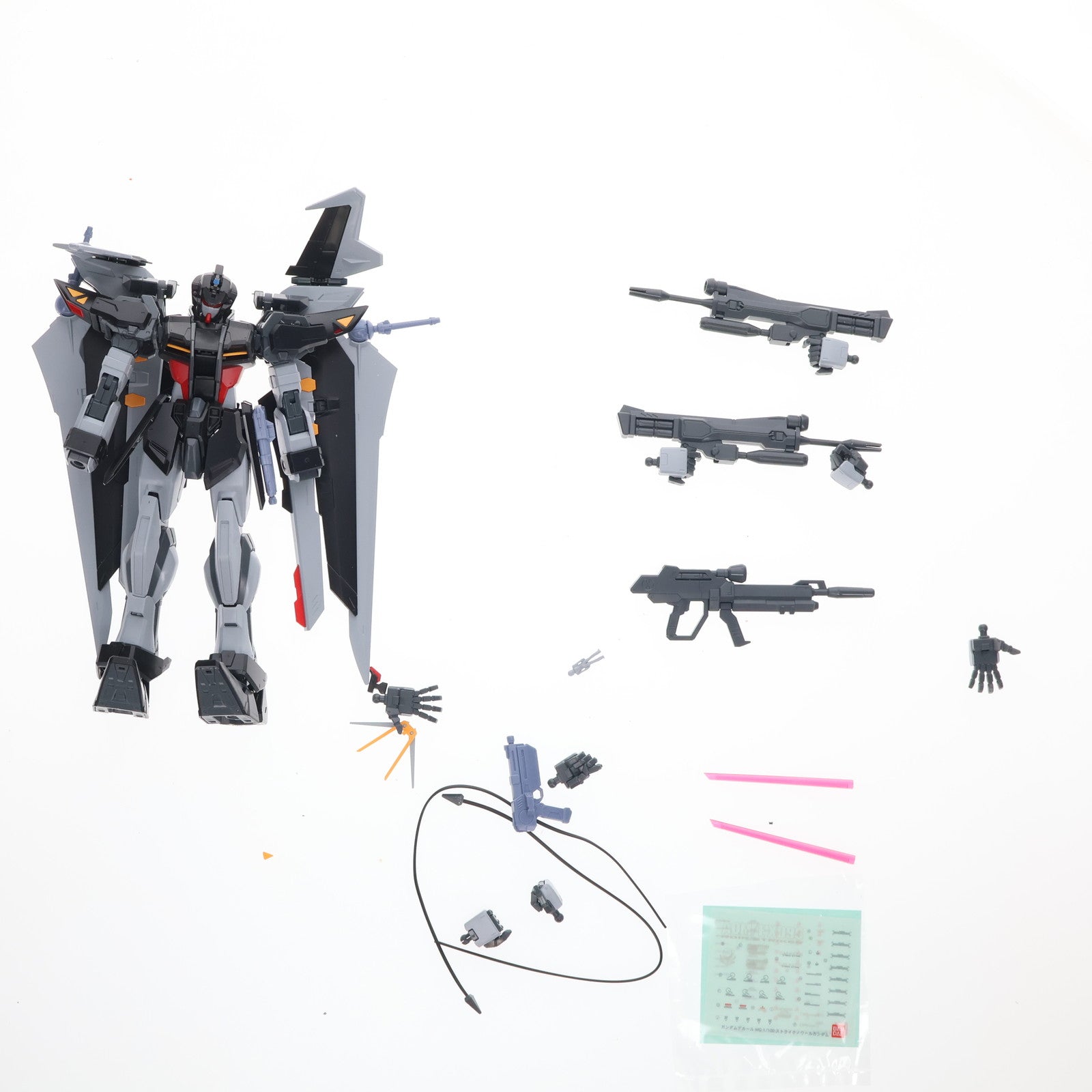 【中古即納】[PTM] (再販) MG 1/100 GAT-X105E ストライクノワールガンダム 機動戦士ガンダムSEED(シード) C.E.73 STARGAZER(スターゲイザー) プラモデル(5064128) バンダイスピリッツ(20241031)