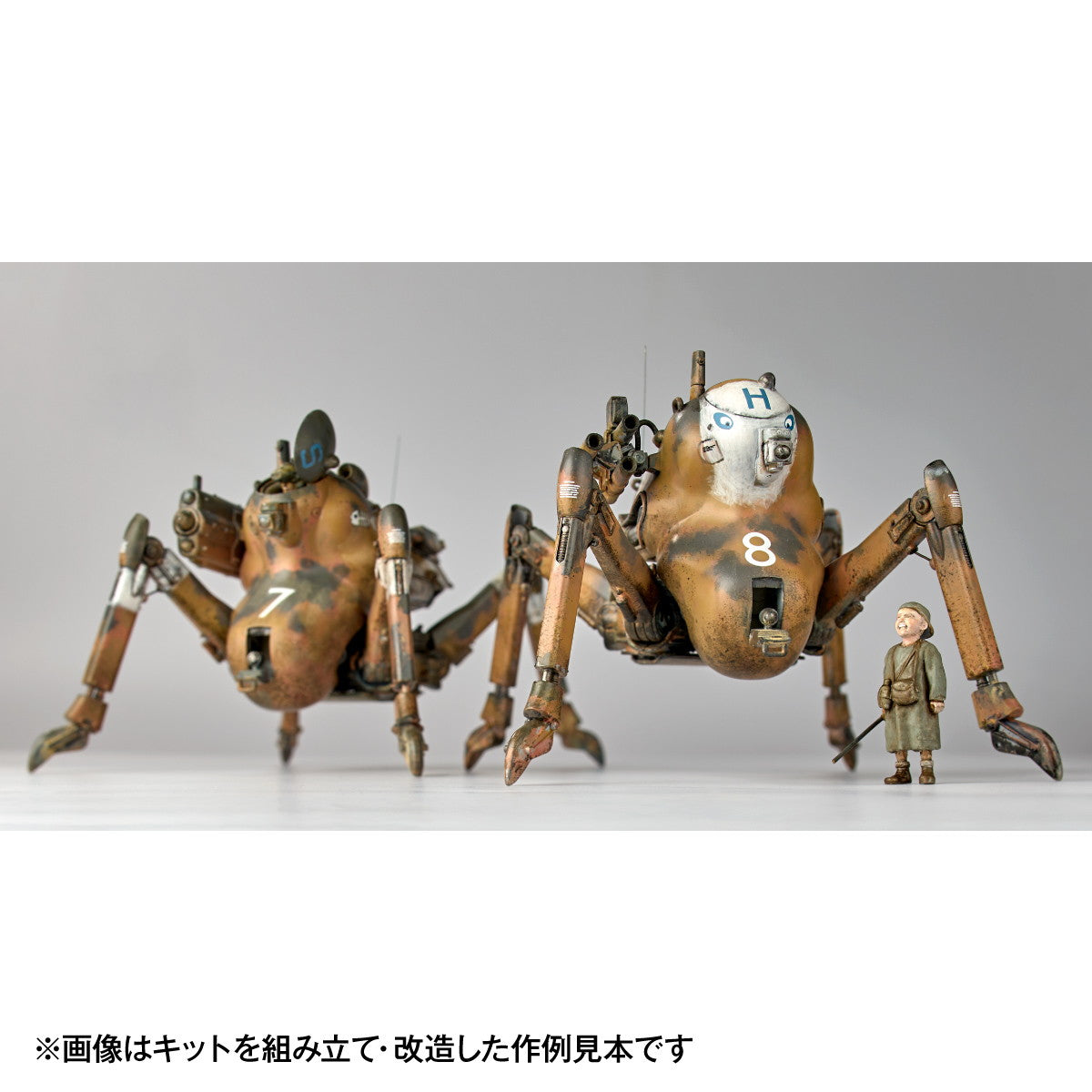 【中古即納】[PTM] ARTPLA 1/35 グラジエーターG1/G2&スマイルエディ・アムゼル Ma.K. マシーネンクリーガー プラモデル(AP049) 海洋堂(20250930)