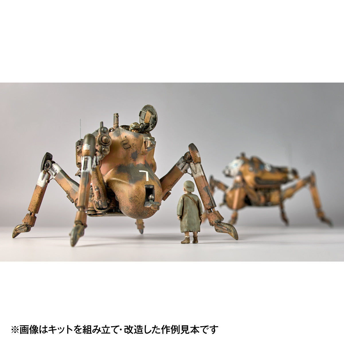 【中古即納】[PTM] ARTPLA 1/35 グラジエーターG1/G2&スマイルエディ・アムゼル Ma.K. マシーネンクリーガー プラモデル(AP049) 海洋堂(20250930)