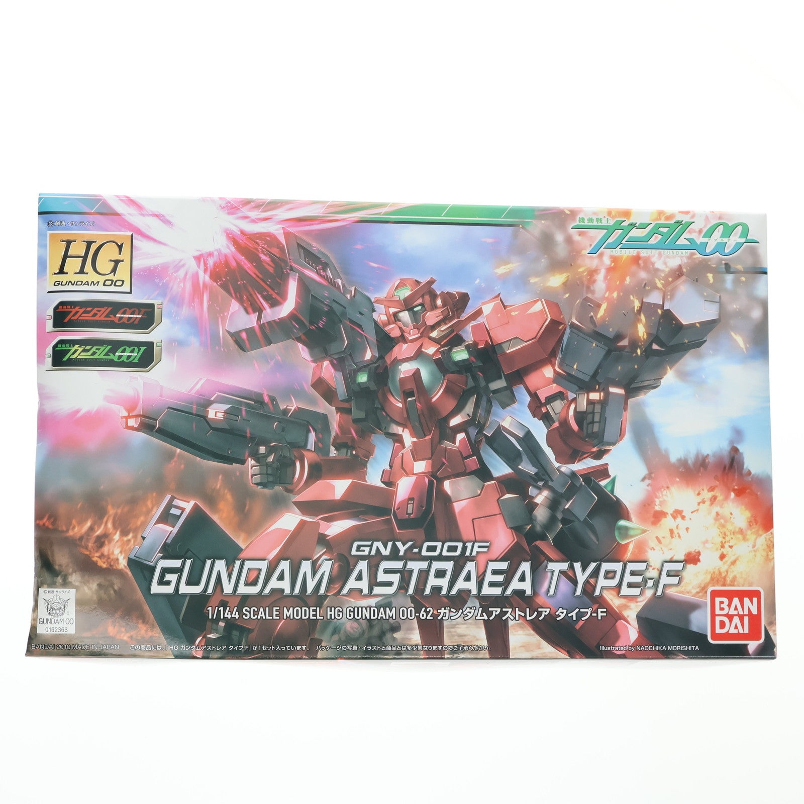 【中古即納】[PTM] HG 1/144 GNY-001F ガンダムアストレア タイプF 機動戦士ガンダム00F(ダブルオーエフ) プラモデル(0162363) バンダイ(20180531)
