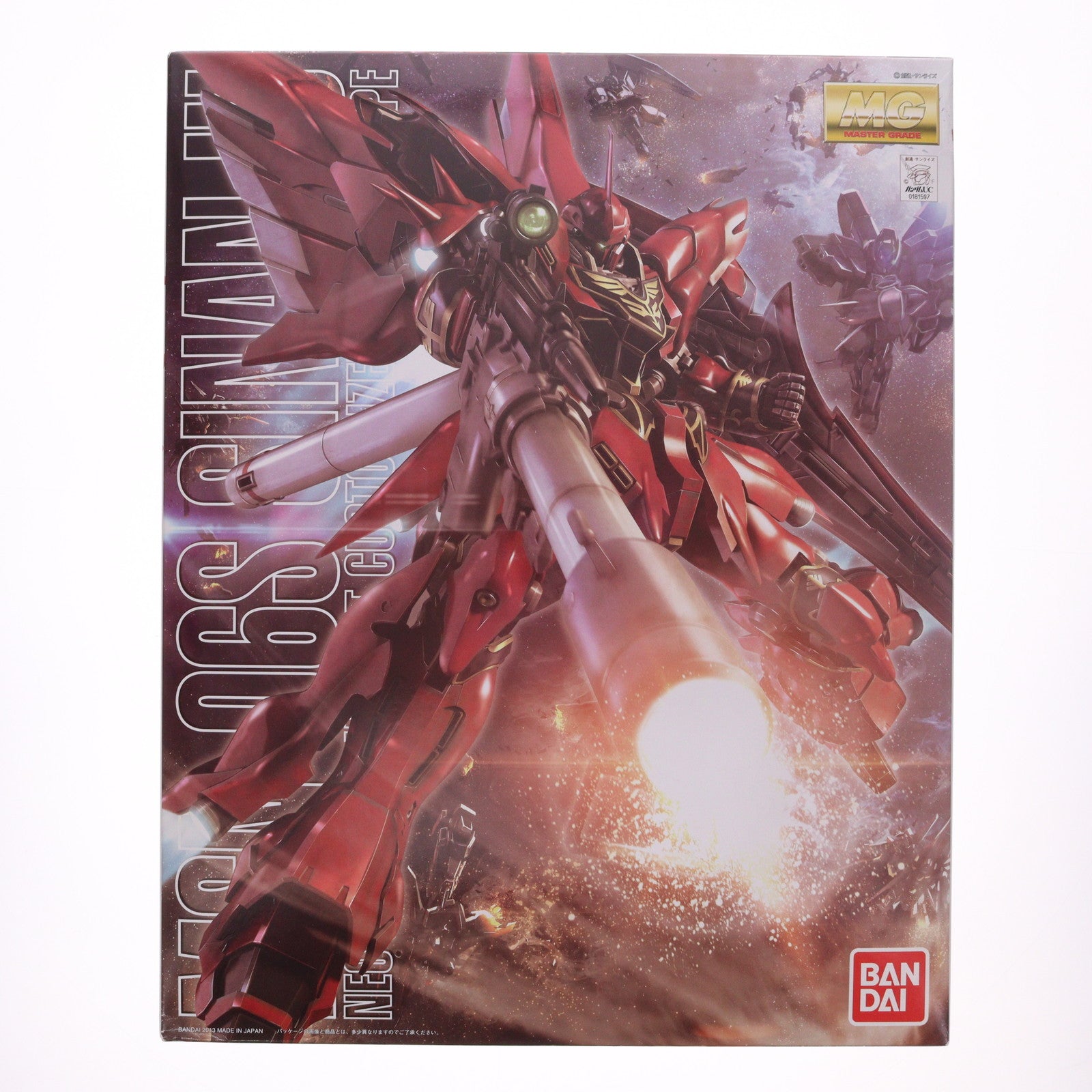 【中古即納】[PTM] MG 1/100 MSN-06S シナンジュ 機動戦士ガンダムUC(ユニコーン) プラモデル(0181597) バンダイ(20130327)