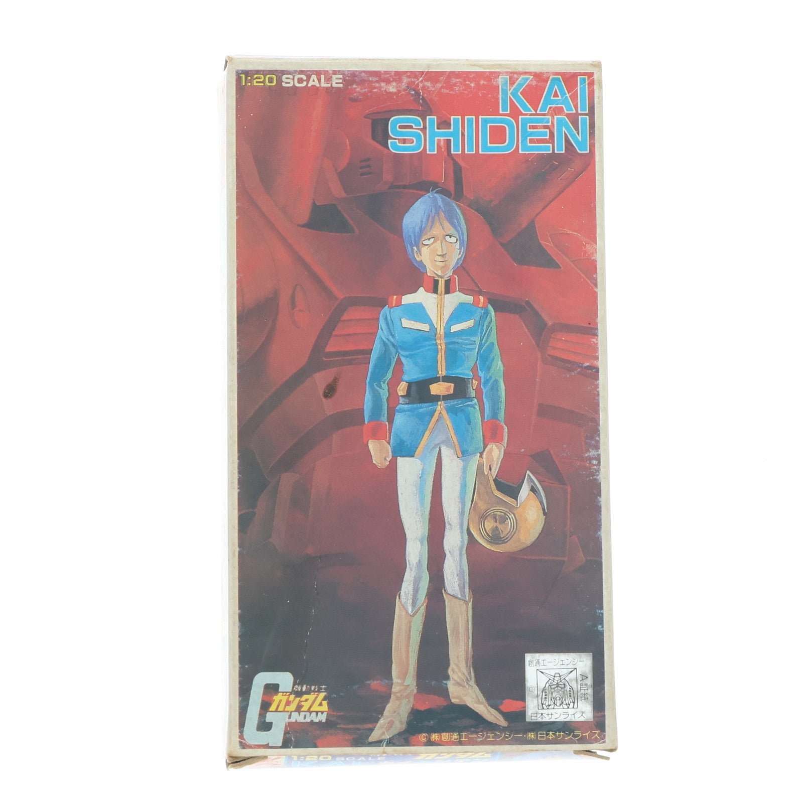 【中古即納】[PTM] (JAN無し版) 1/20 カイ・シデン 機動戦士ガンダム キャラコレNo.5 プラモデル(36227) バンダイ(19991231)