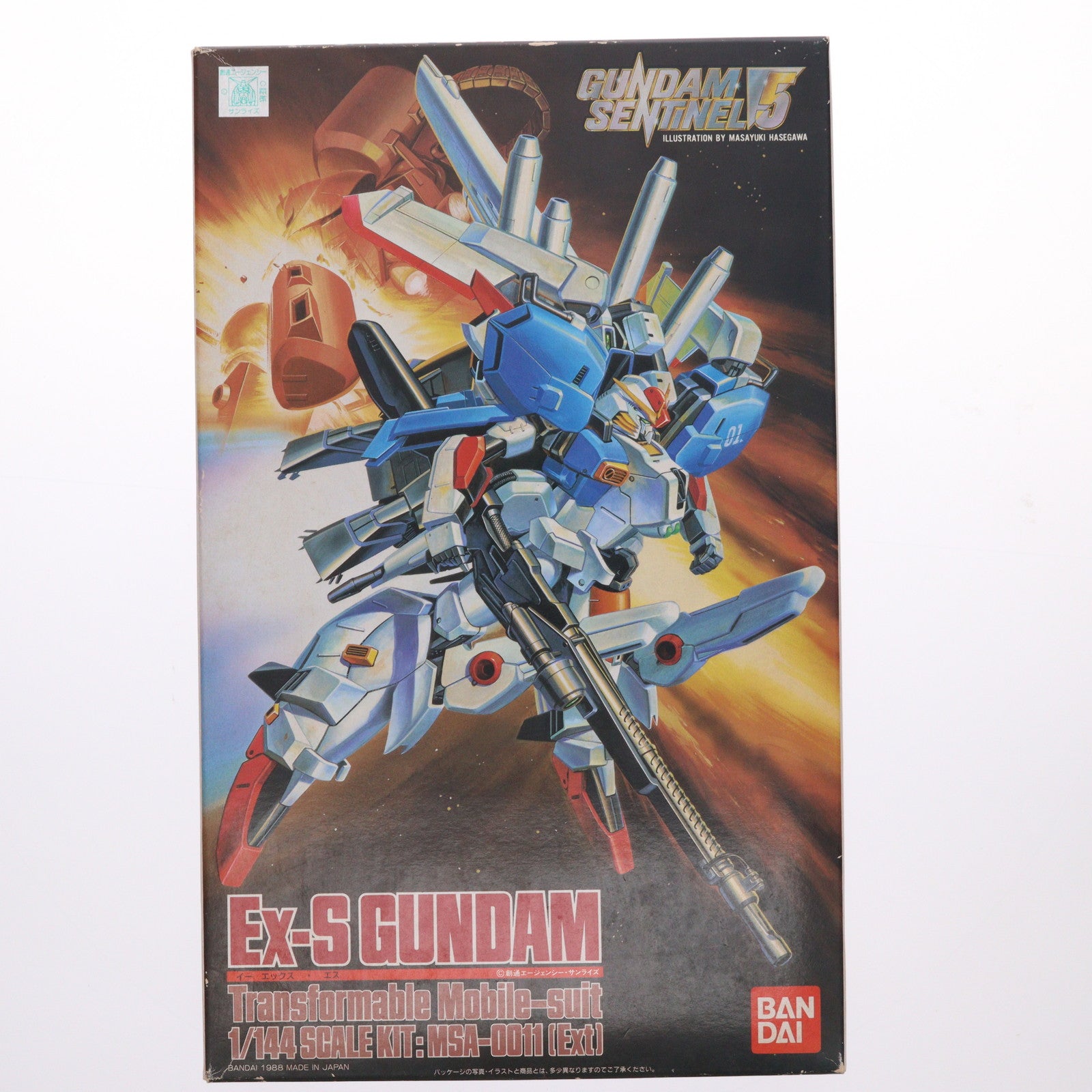 【中古即納】[PTM] 1/144 MSA-0011 Ex-S ガンダム ガンダム・センチネル プラモデル(0025052) バンダイ(20180410)