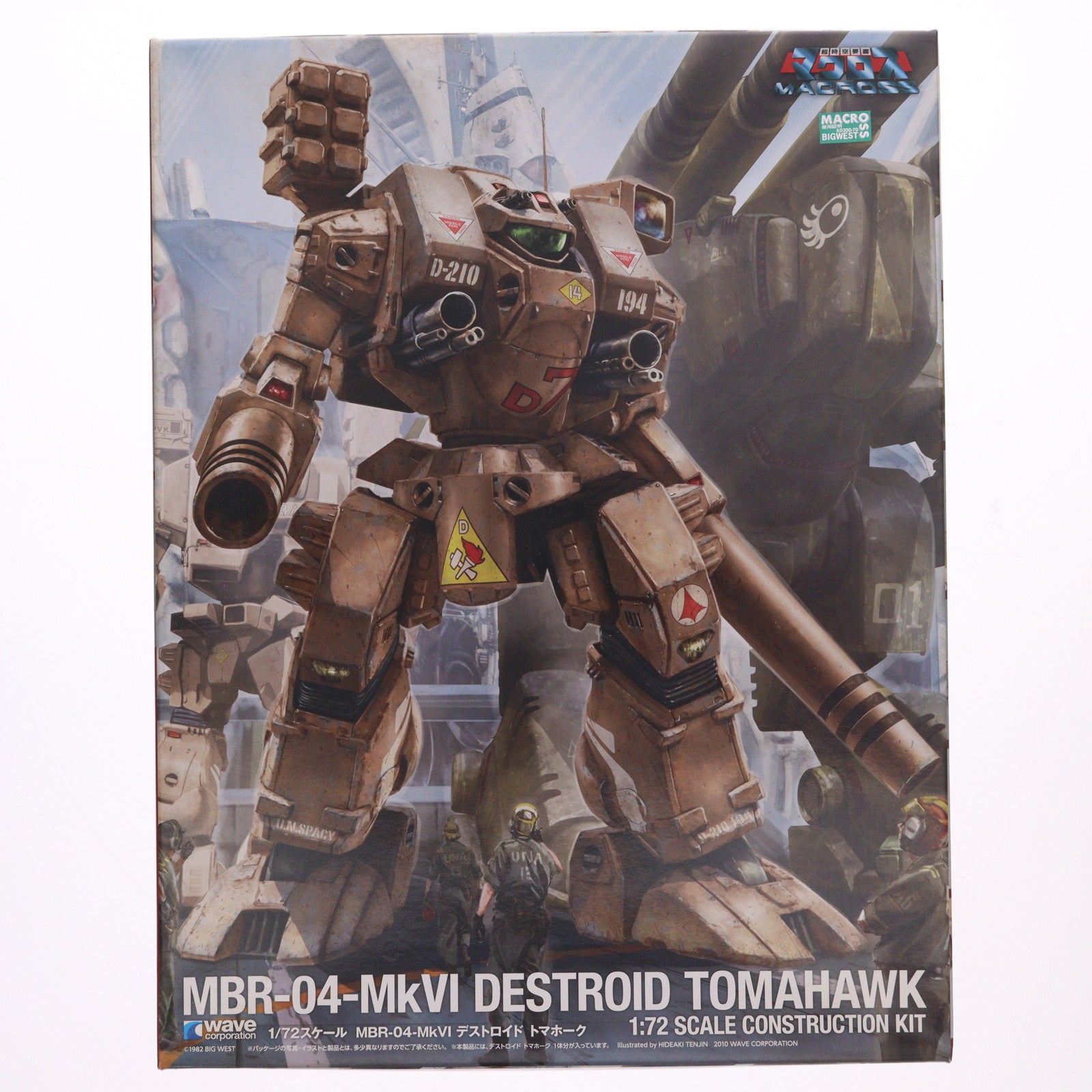 【中古即納】[PTM] (再販) 1/72 MBR-04-MkVI トマホーク 超時空要塞マクロス プラモデル(MC-071) ウェーブ(WAVE)(20180224)