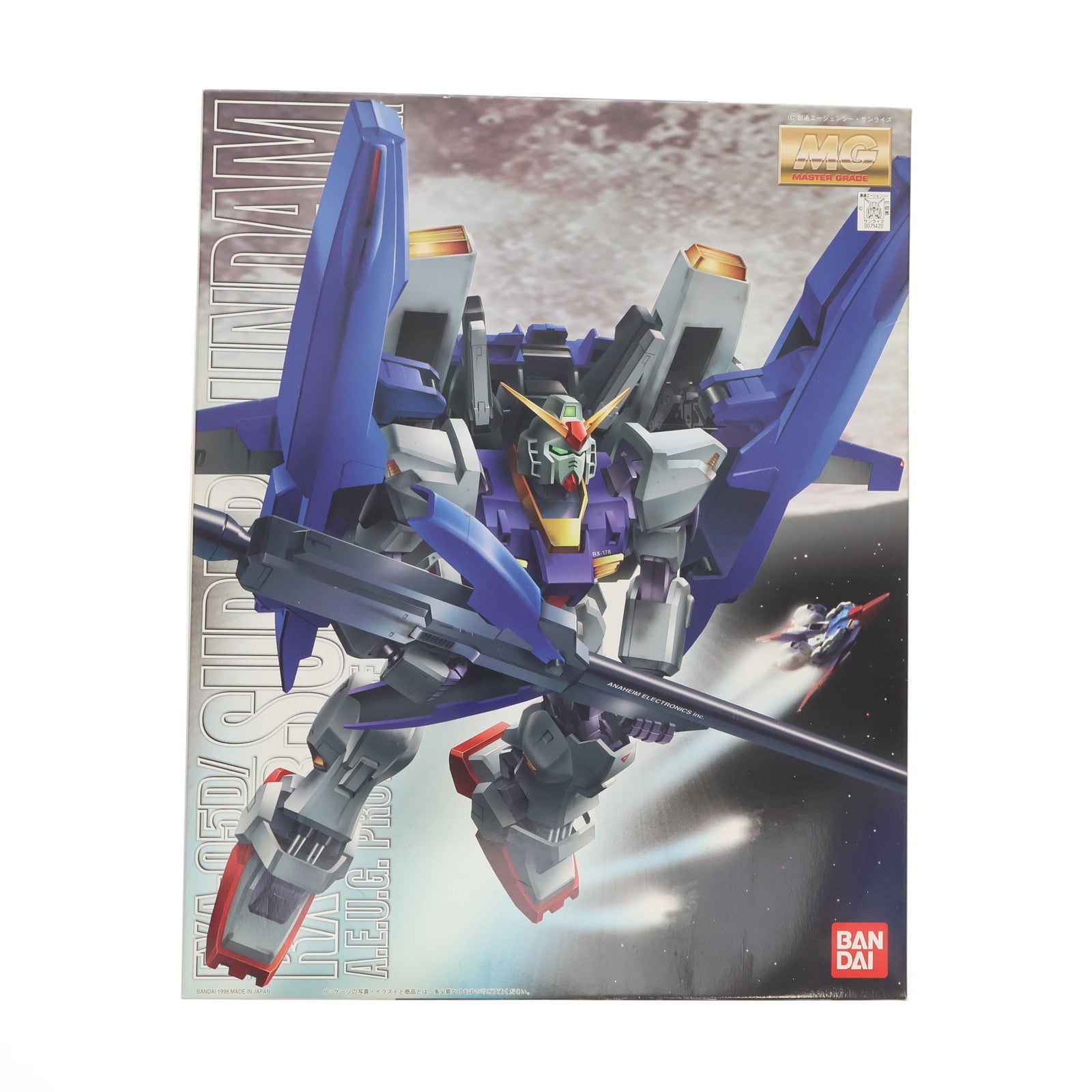 【中古即納】[PTM] MG 1/100 FXA-05D + RX-178 スーパーガンダム 反地球連邦政府組織(エゥーゴ) 試作型モビルスーツ支援戦闘機装備型 機動戦士Zガンダム プラモデル(0071420) バンダイ(20170421)