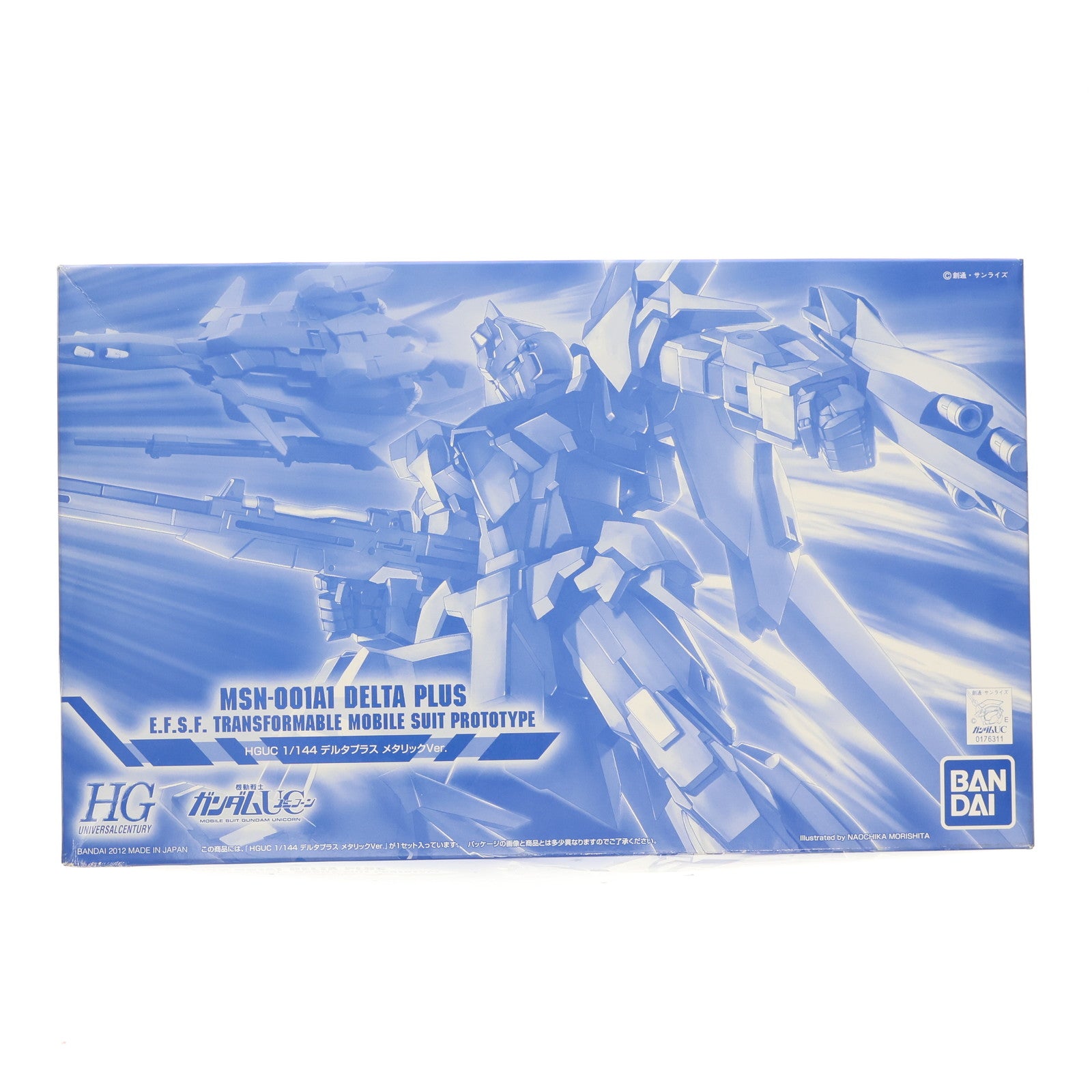 【中古即納】[PTM] キャラホビ2012限定 HGUC 1/144 MSN-001A1 デルタプラス メタリックVer. 機動戦士ガンダムUC(ユニコーン) プラモデル(0176311) バンダイ(20120825)